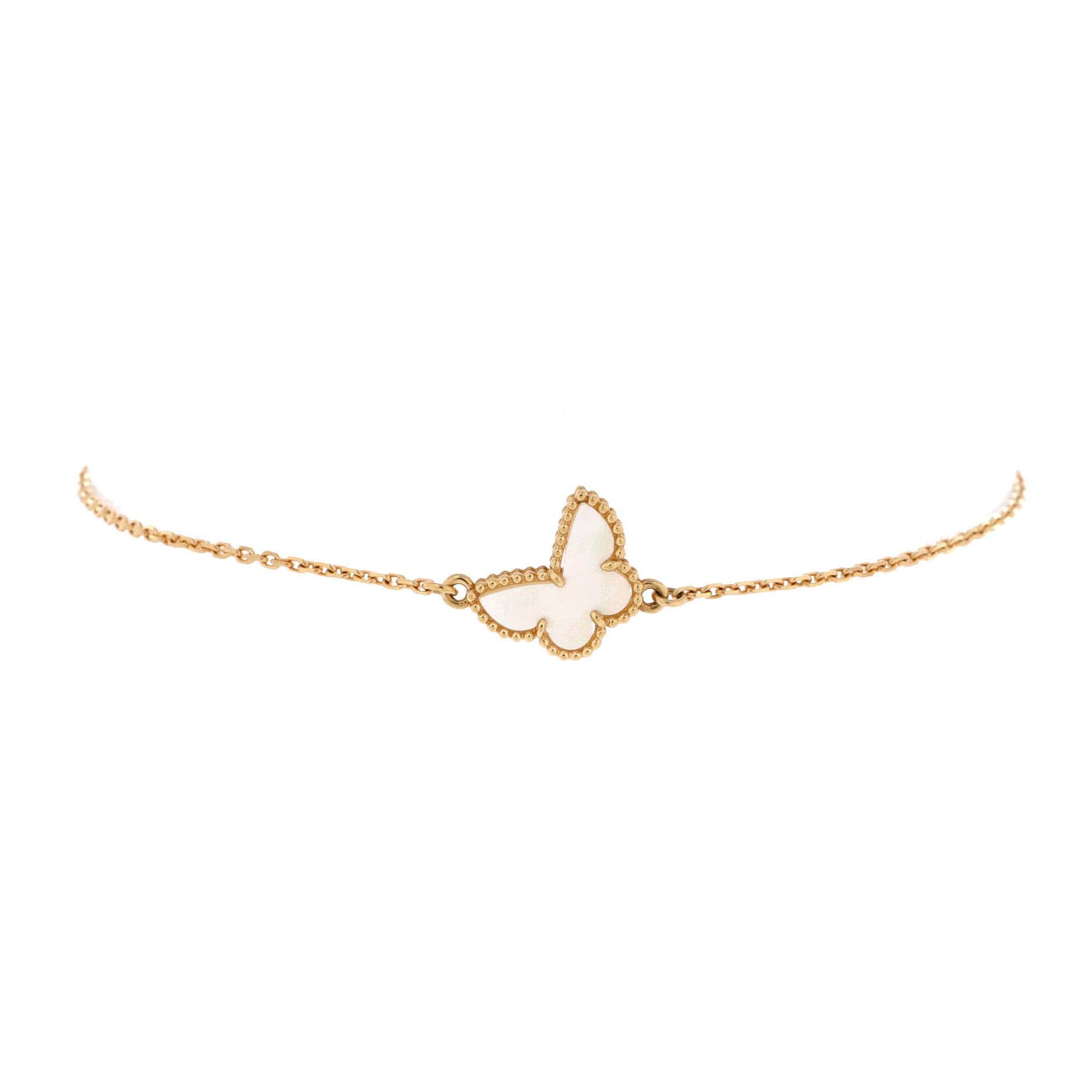 Van Cleef & Arpels Sweet Alhambra Butterfly Bracelet Size ONE SIZE - 1 Thumbnail