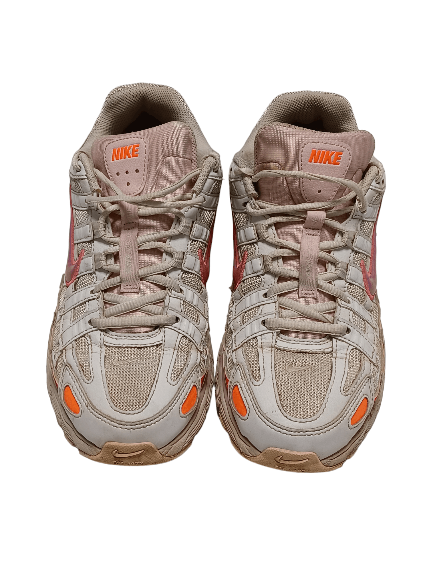 Nike NIKE P 6000 LADY`S SNEAKERS EU 38.5 24.5 CM WHITE AND ORANGE Size US 7.5 / IT 37.5 - 3 Thumbnail