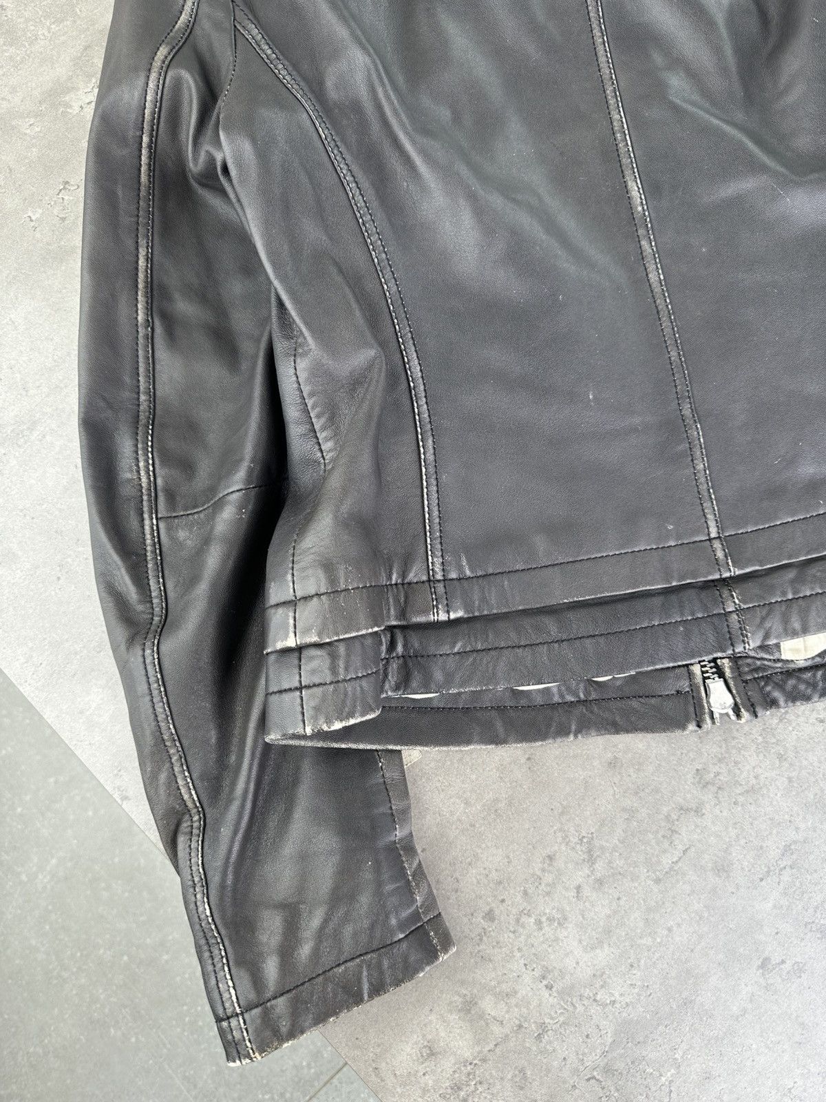 Japanese Brand Vintage Leather Jacket Size S / US 4 / IT 40 - 14 Thumbnail