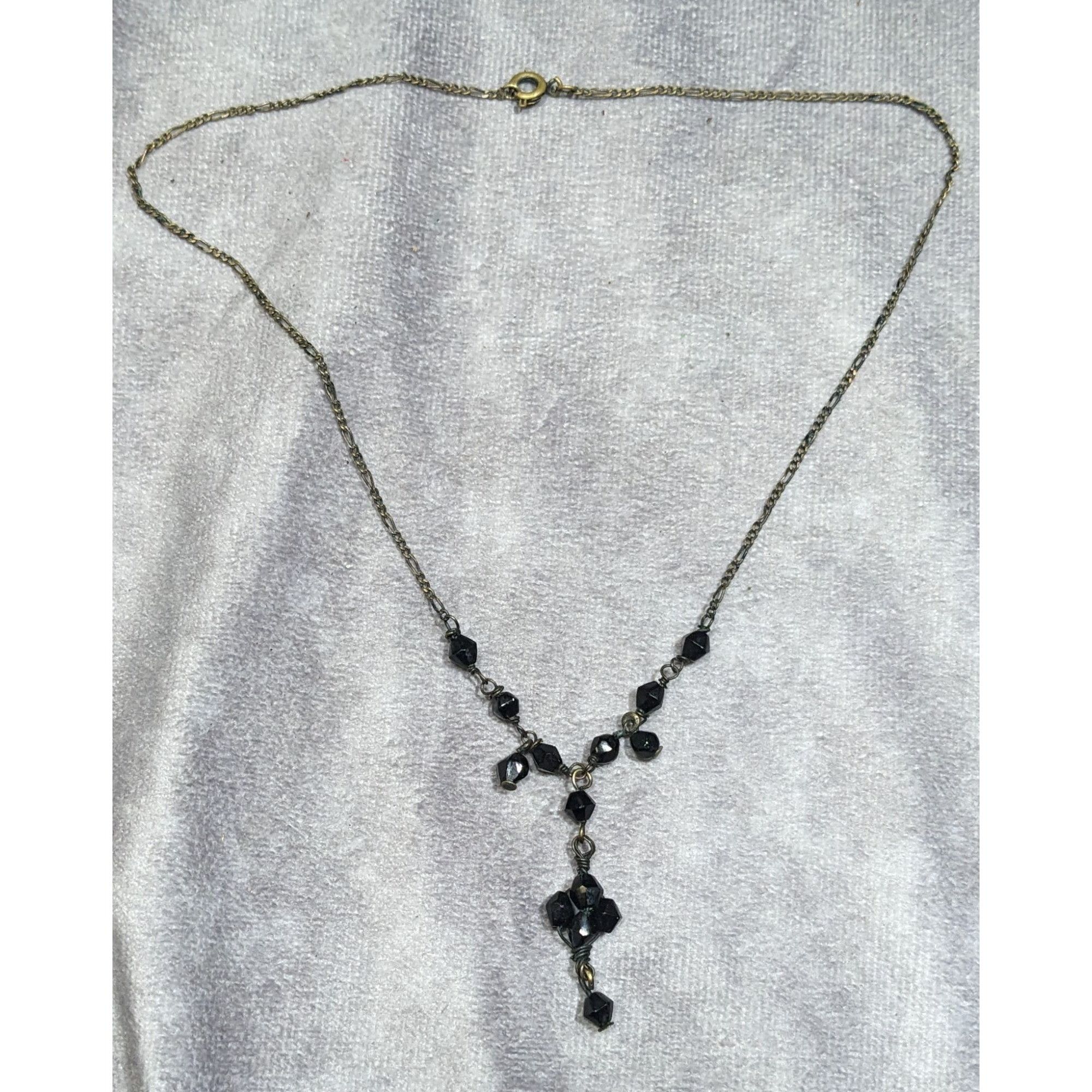 Other Minimalist Romantic Gothic Beaded Drop Necklace Size ONE SIZE - 2 Thumbnail