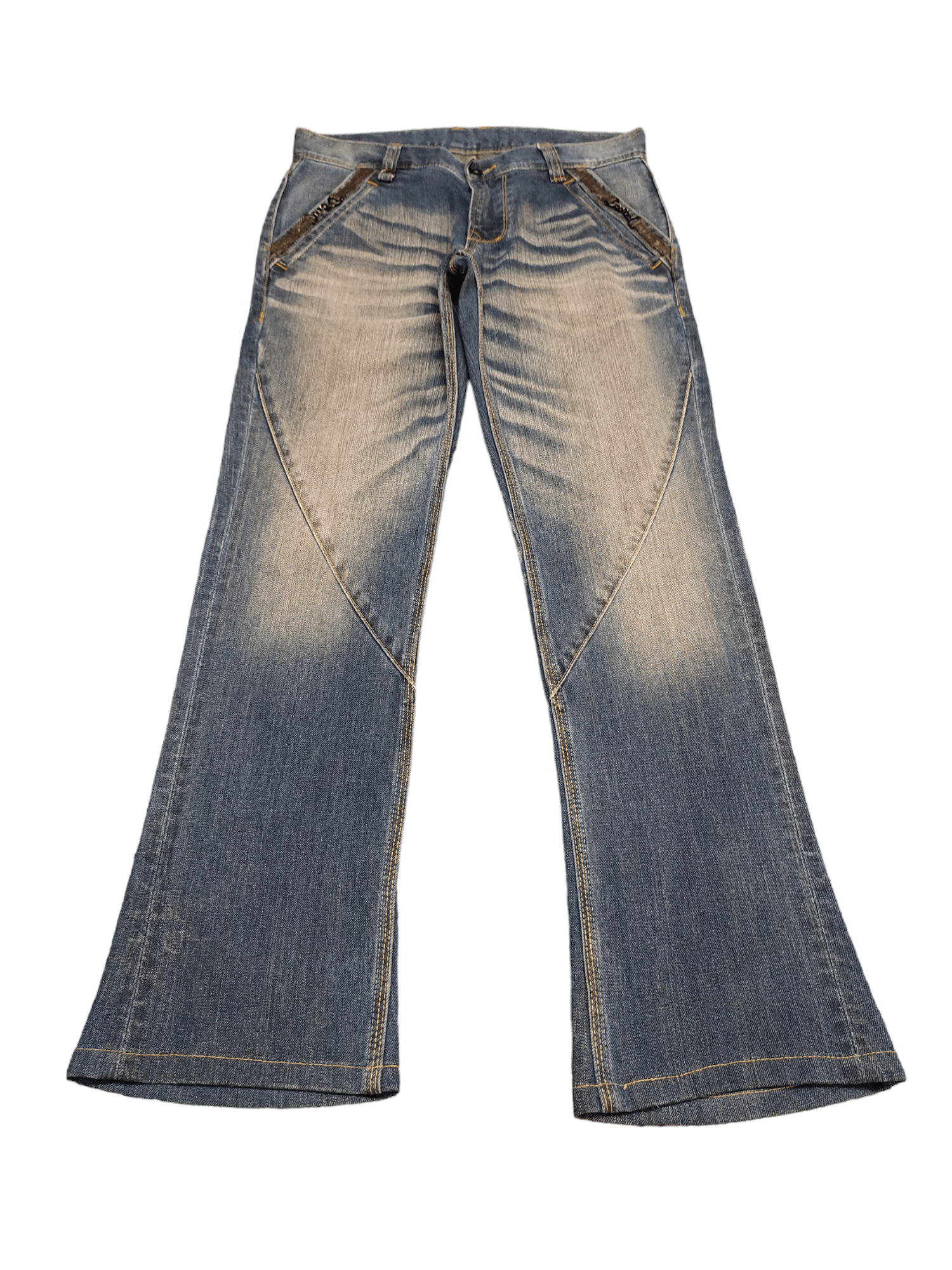 If Six Was Nine Flare Jeans Hideaways Nicole Bootcut Ifsixwasnine Mudmax Size US 32 / EU 48 - 2 Thumbnail