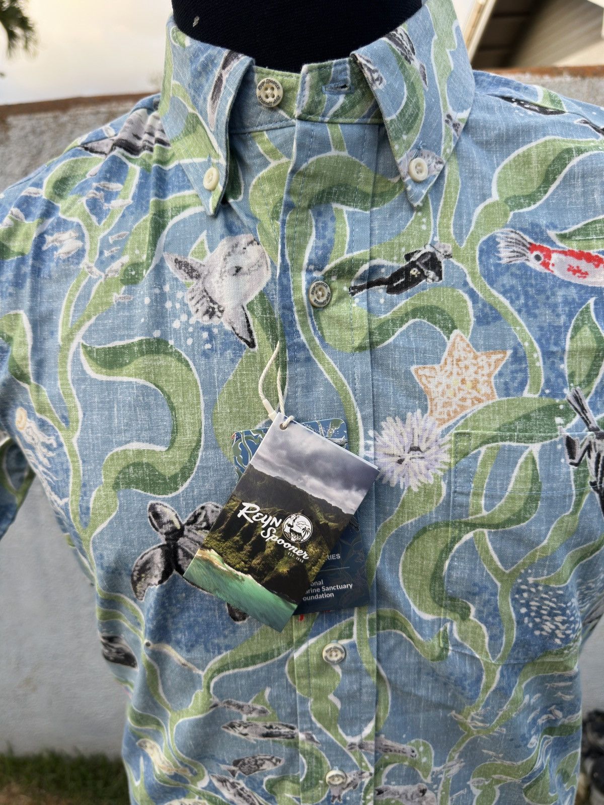 Reyn Spooner New Reyn Spooner "Monterey Bay" Classic Fit Men's XXS Size US XXS / EU 40 - 3 Thumbnail