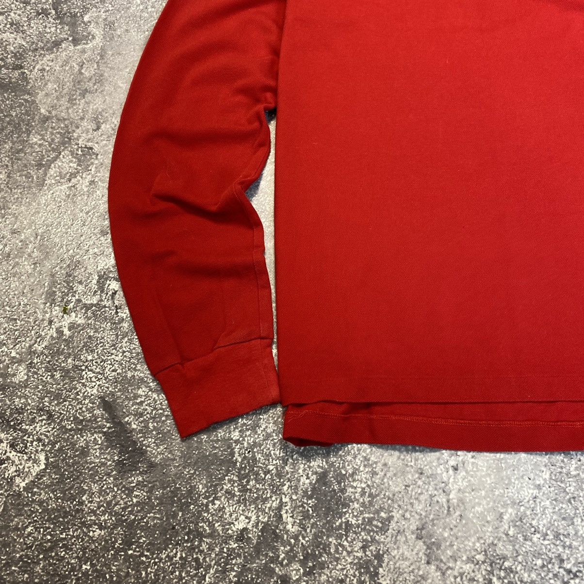 Polo Ralph Lauren Vintage Polo Ralph Lauren Small Basic logo Red Longsleeve Size US L / EU 52-54 / 3 - 7 Thumbnail