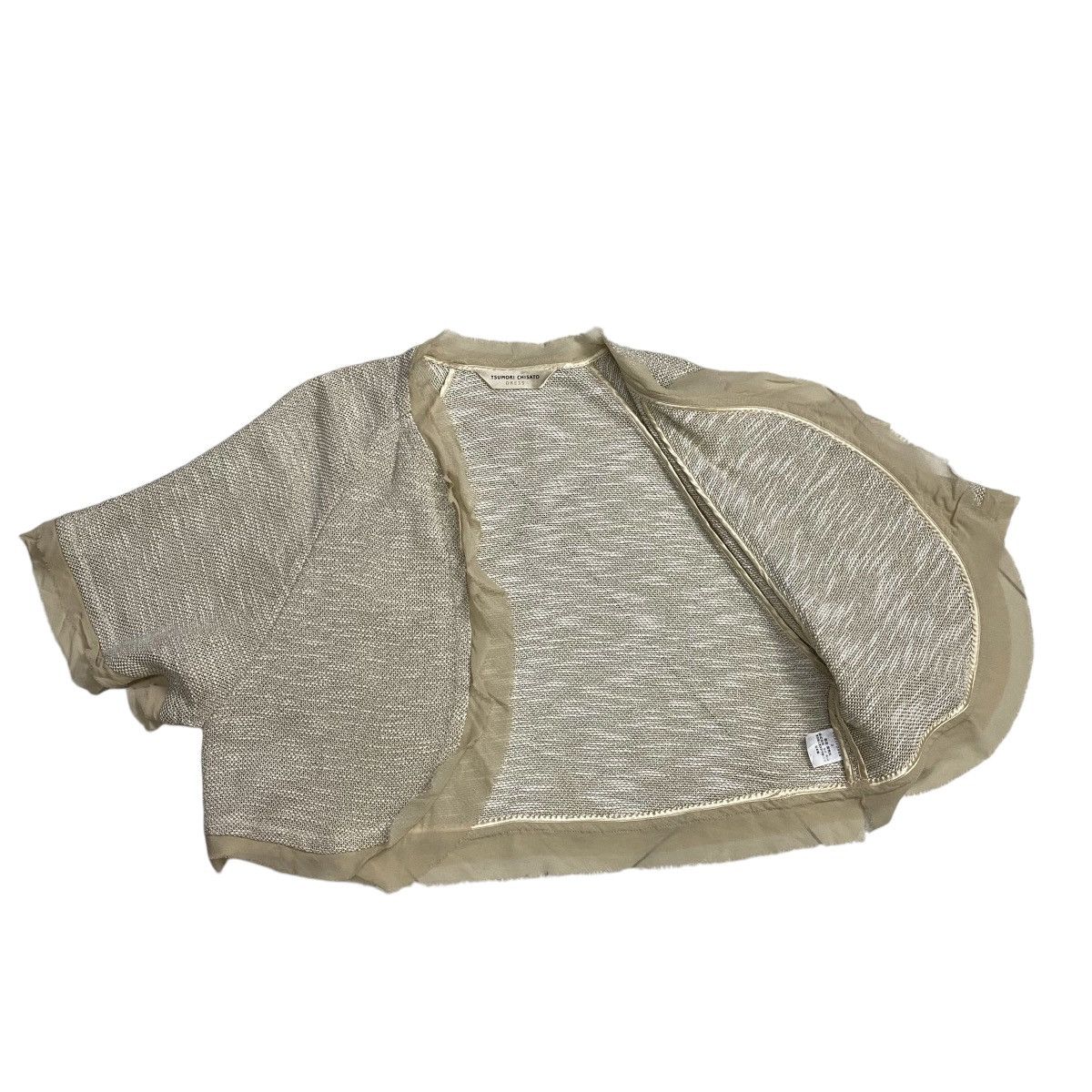Issey Miyake × Japanese Brand × Tsumori Chisato Tsumori Chisato By issey miyake ruffle shawl collar dress Size L / US 10 / IT 46 - 7 Thumbnail