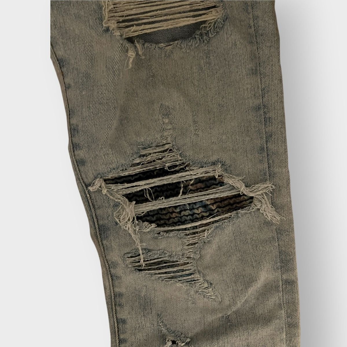 Amiri ICONIC! Amiri Jeans Green Patch Size 32 Size US 32 / EU 48 - 4 Thumbnail