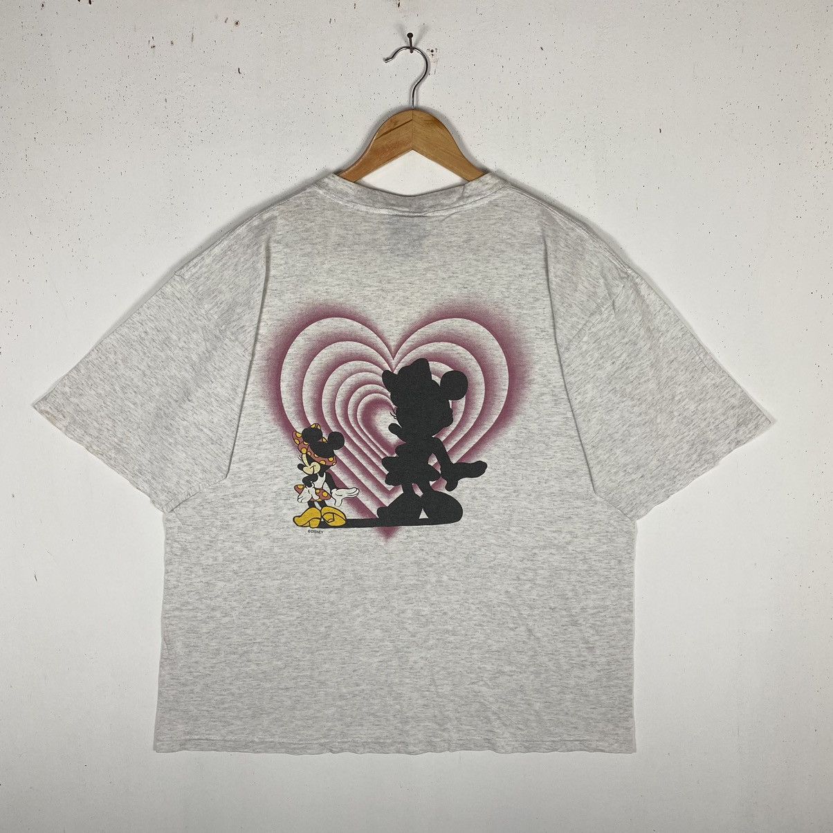 Disney × Vintage VINTAGE 90's MINNIE MOUSE LOVE BULLEYES STYLE CARTOON TEE Size US L / EU 52-54 / 3 - 7 Thumbnail
