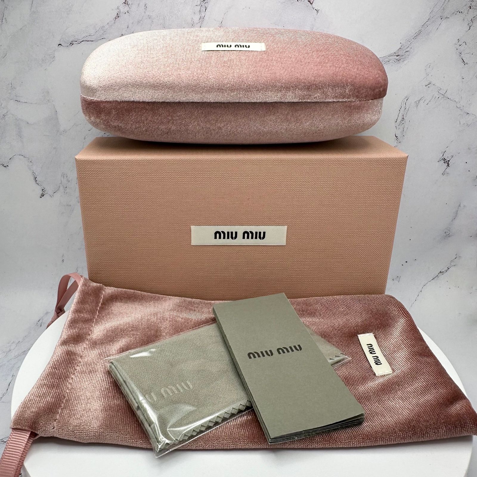 Miu Miu New MIU MIU Sunglasses Runway Glimpse Authentic Brown Square Size ONE SIZE - 13 Thumbnail