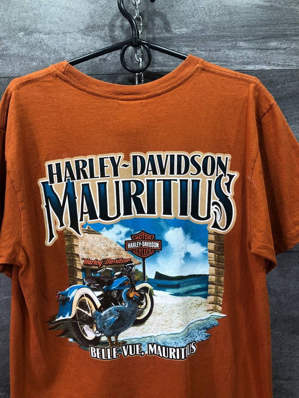 Vintage Harley Davidson Mauritius Motorcycles Mens T-Shirt Size US M / EU 48-50 / 2 - 10 Thumbnail