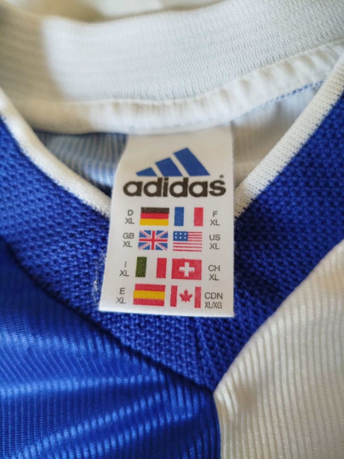 Adidas Grasshoppers Zurich 1999/2000 match worn shirt #21 Berner Size US XL / EU 56 / 4 - 7 Thumbnail