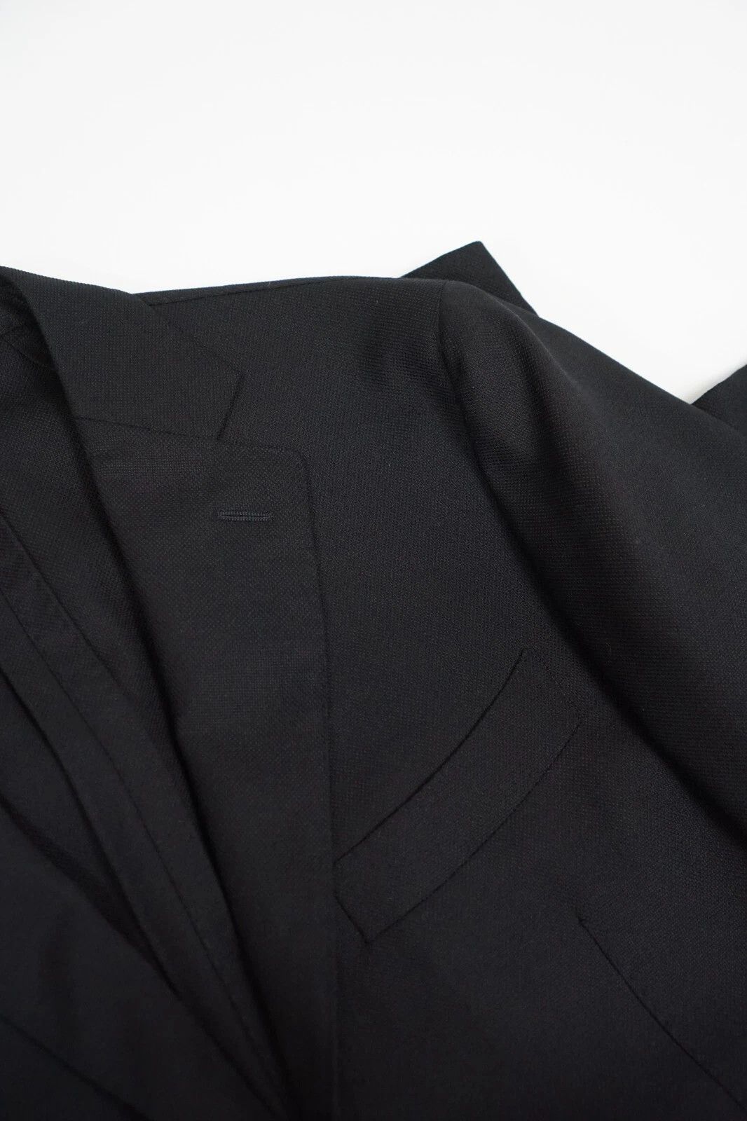 Suitsupply Men Suitsupply Blazer Havana Patch Unlined Black Reda US38L Size 38L - 3 Thumbnail