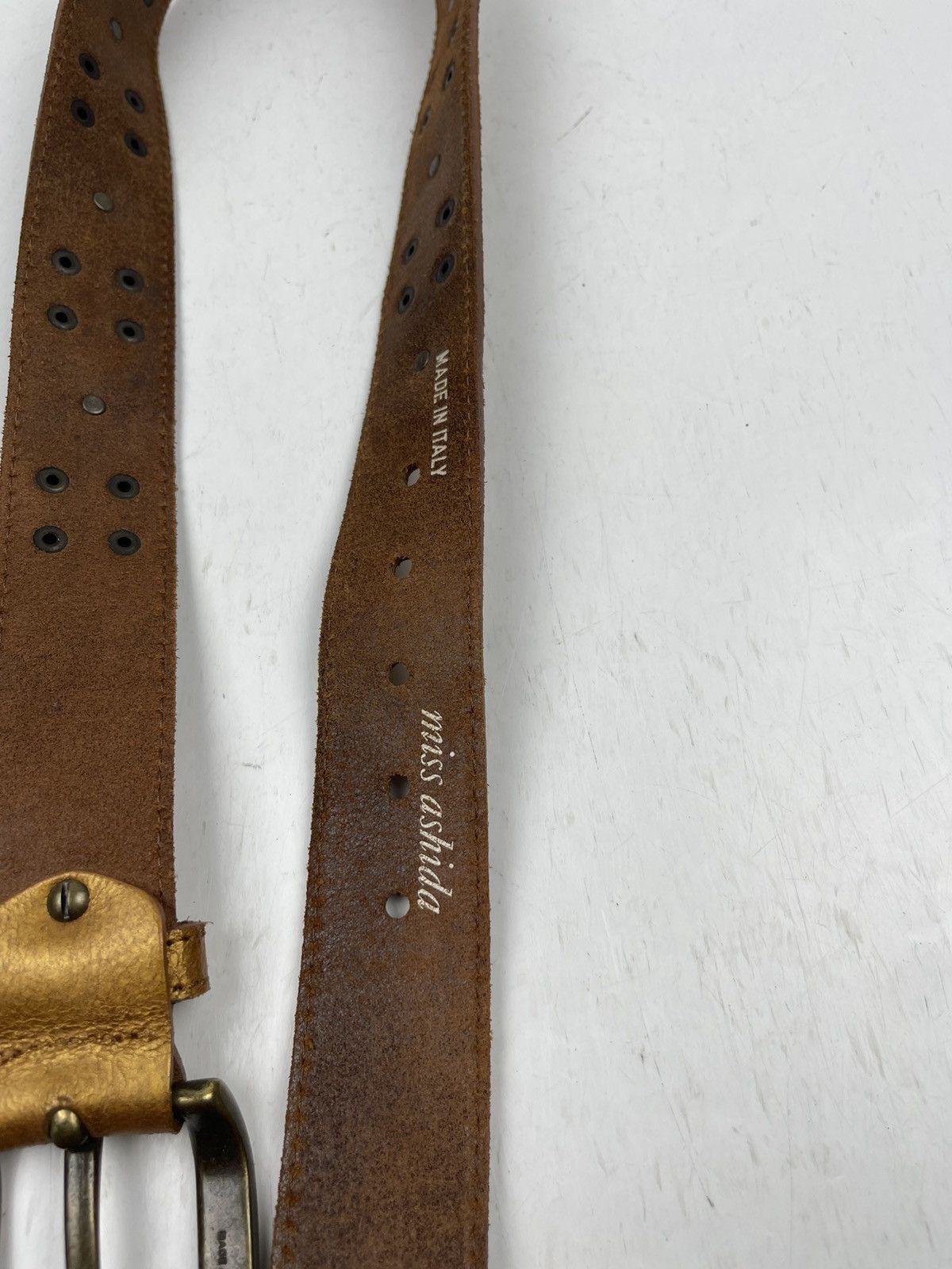 Japanese Brand × Seditionaries jun ashida made in italy studded leather belt tc34 Size ONE SIZE - 7 Thumbnail