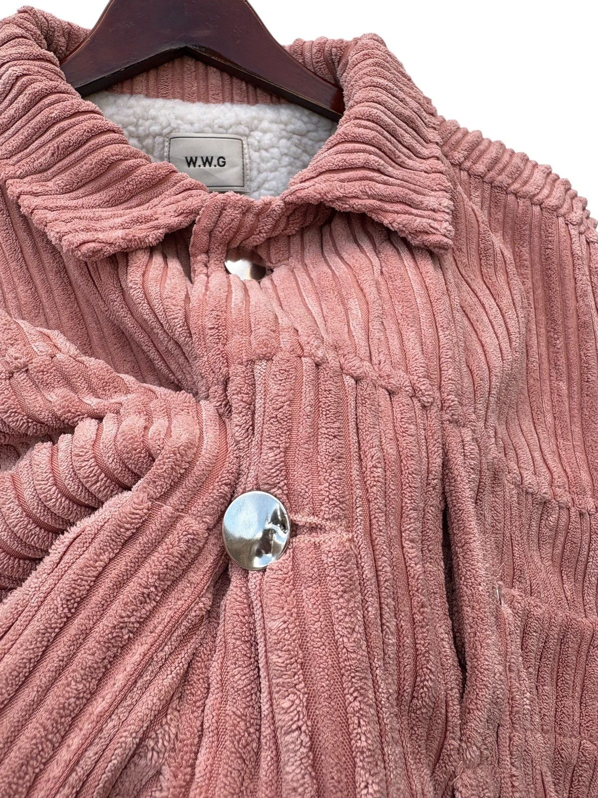 Designer × Japanese Brand W.W.G Corduroy Sherpa Lining Designer Cropped Jacket Size L / US 10 / IT 46 - 6 Thumbnail