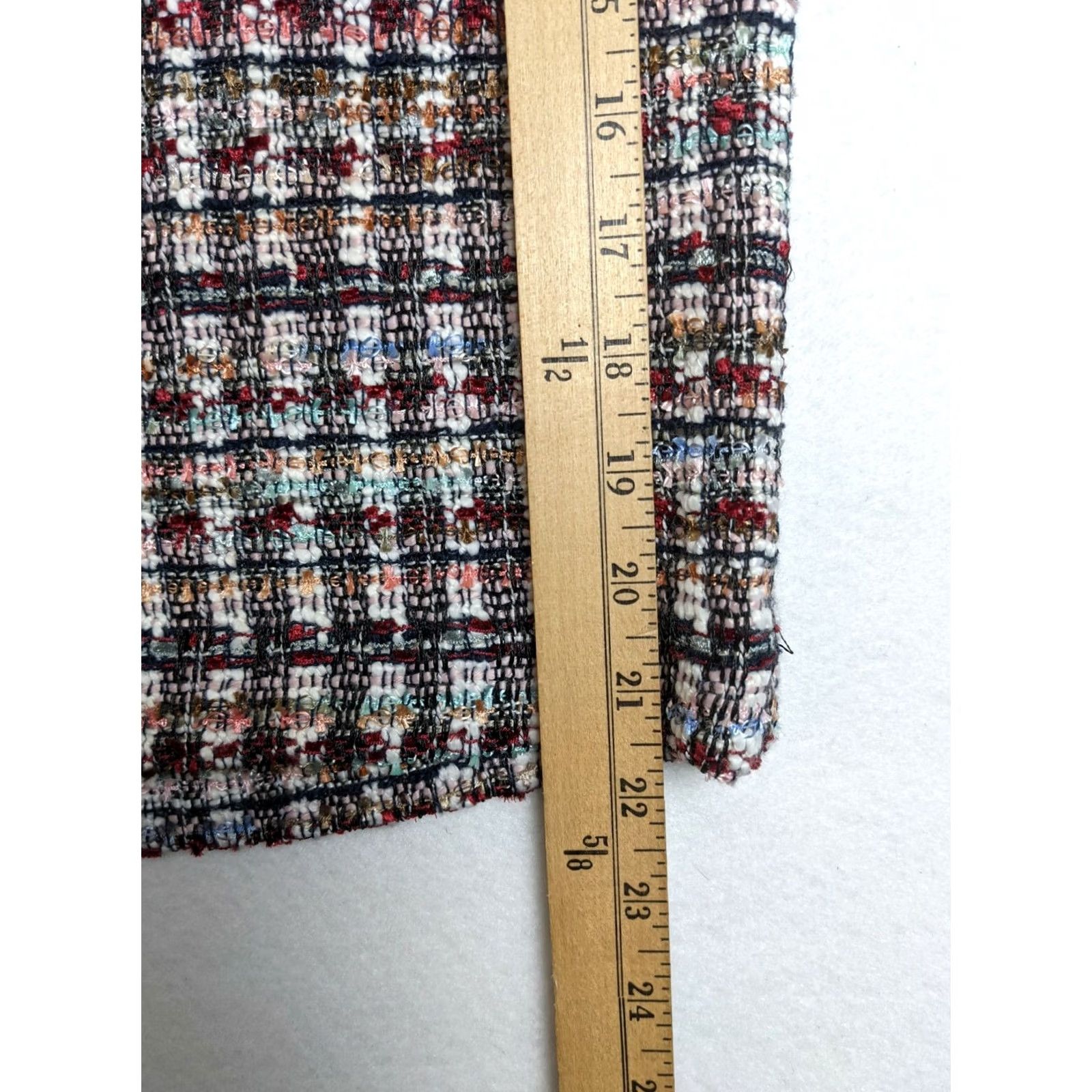 Talbots TALBOTS Skirt Plaid Pencil Straight Lining Knit Petite 6P Multicolor Womens Carded Brand Size 28" / US 6 / IT 42 - 3 Thumbnail