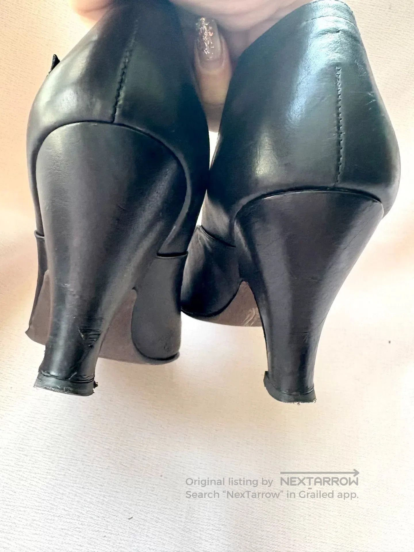 Vivienne Westwood Vivienne Westwood Vintage Black Leather Shoes. Size US 5 / IT 35 - 7 Thumbnail