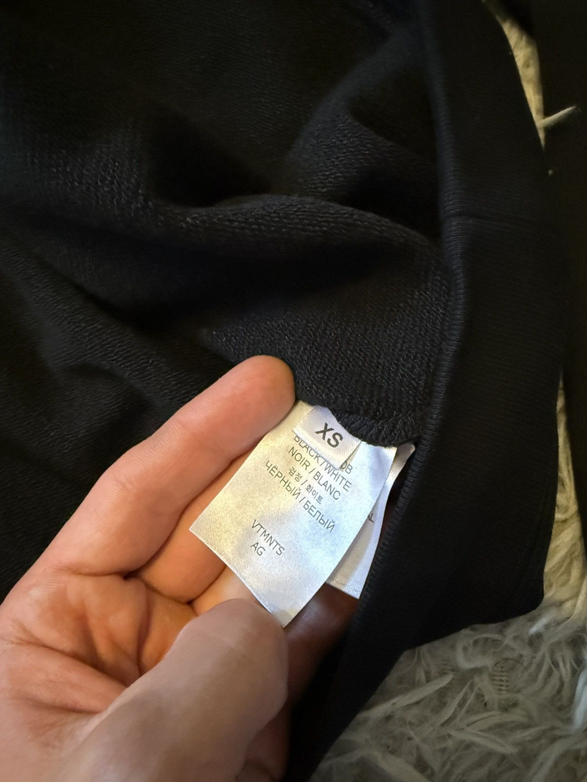 VTMNTS f**k off hoodie Size US XS / EU 42 / 0 - 2 Thumbnail