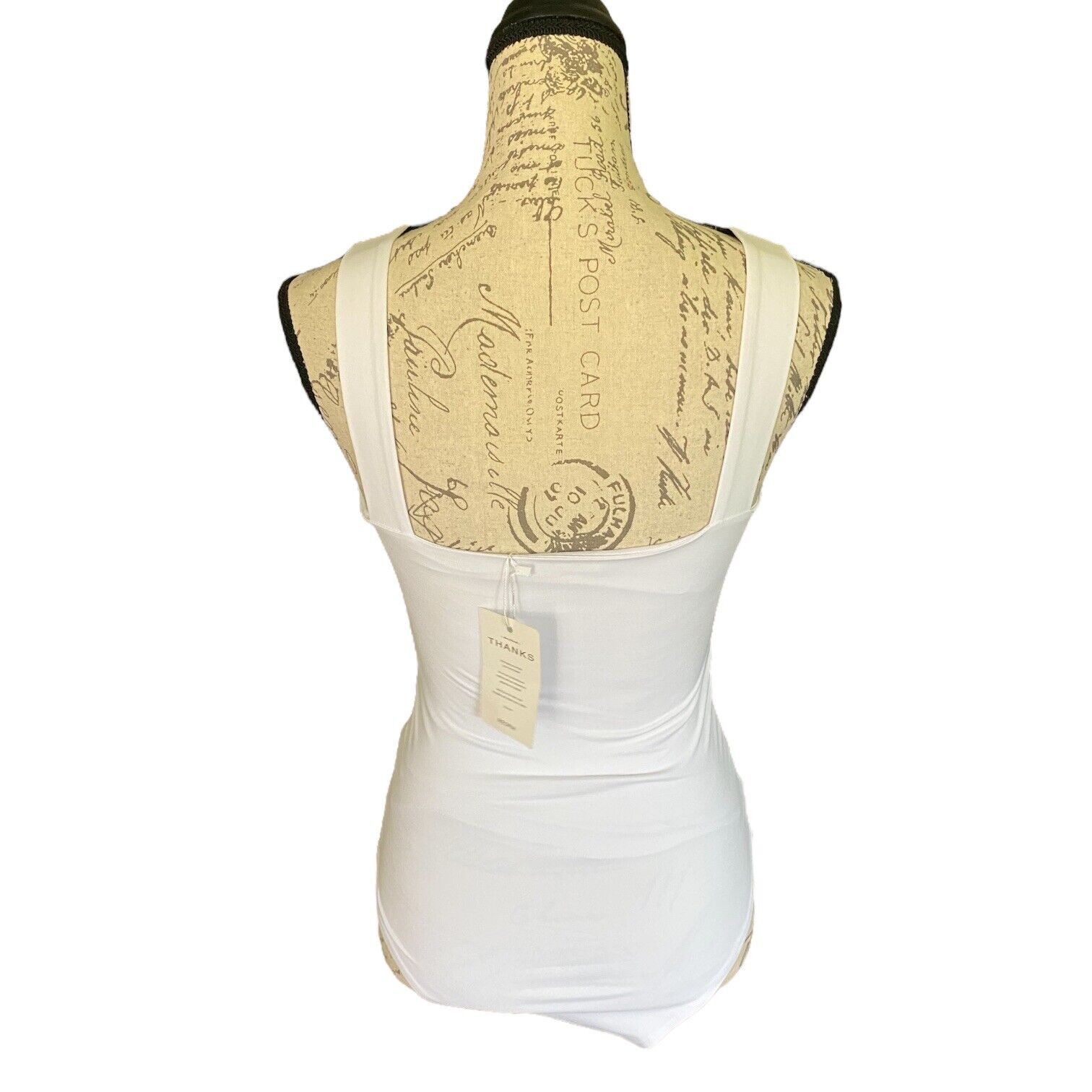 Other White Dual Layered Bodysuit Size Small NWT Size S / US 4 / IT 40 - 2 Thumbnail