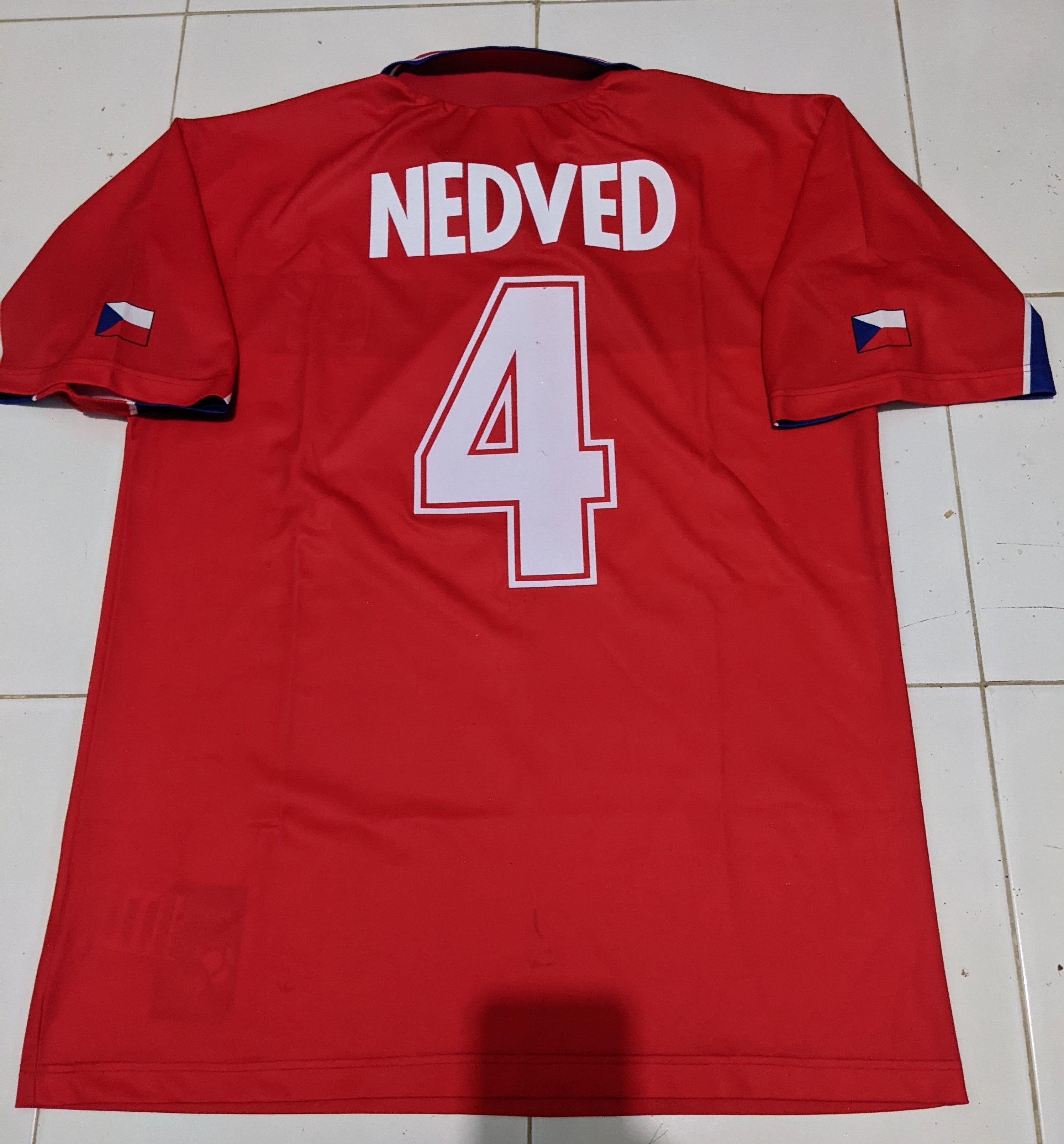 Puma Czech republik 2000 home SV NEDVED Jersey football shirt Size US XL / EU 56 / 4 - 2 Thumbnail