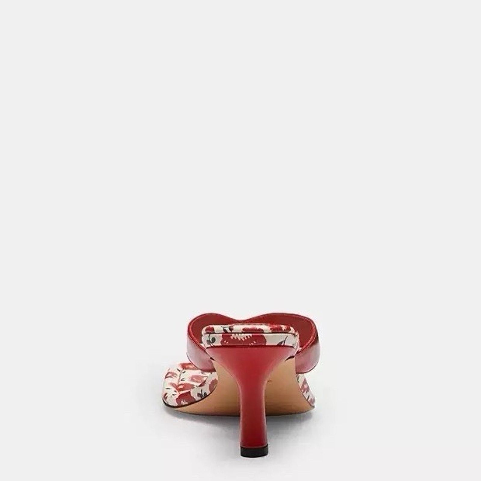 Coach NEW COACH Women's Thong Kitten Heel Floral Bold Red CBM86 Size US 5.5 / IT 35.5 - 8 Thumbnail
