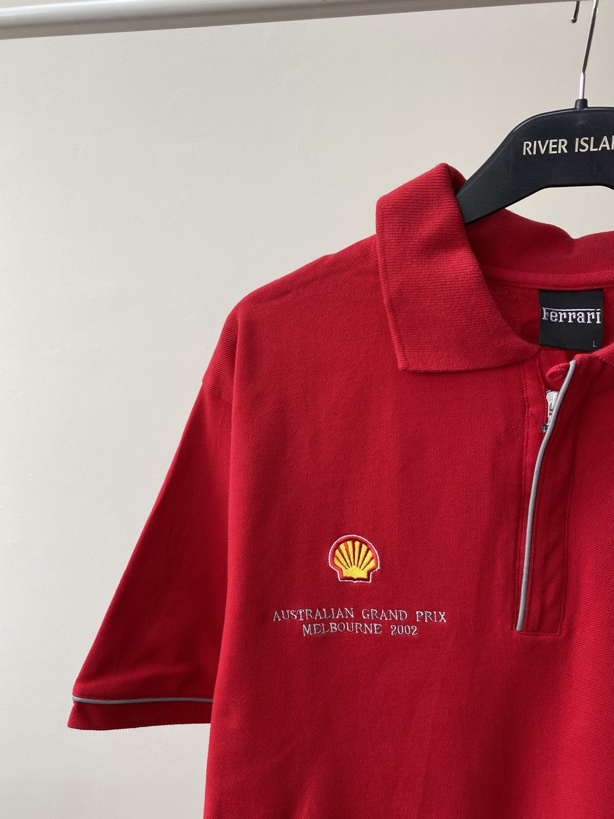 Ferrari × Vintage Vintage Ferrari 2002 Australian Melbourne 1/4 zip polo Size US L / EU 52-54 / 3 - 8 Thumbnail