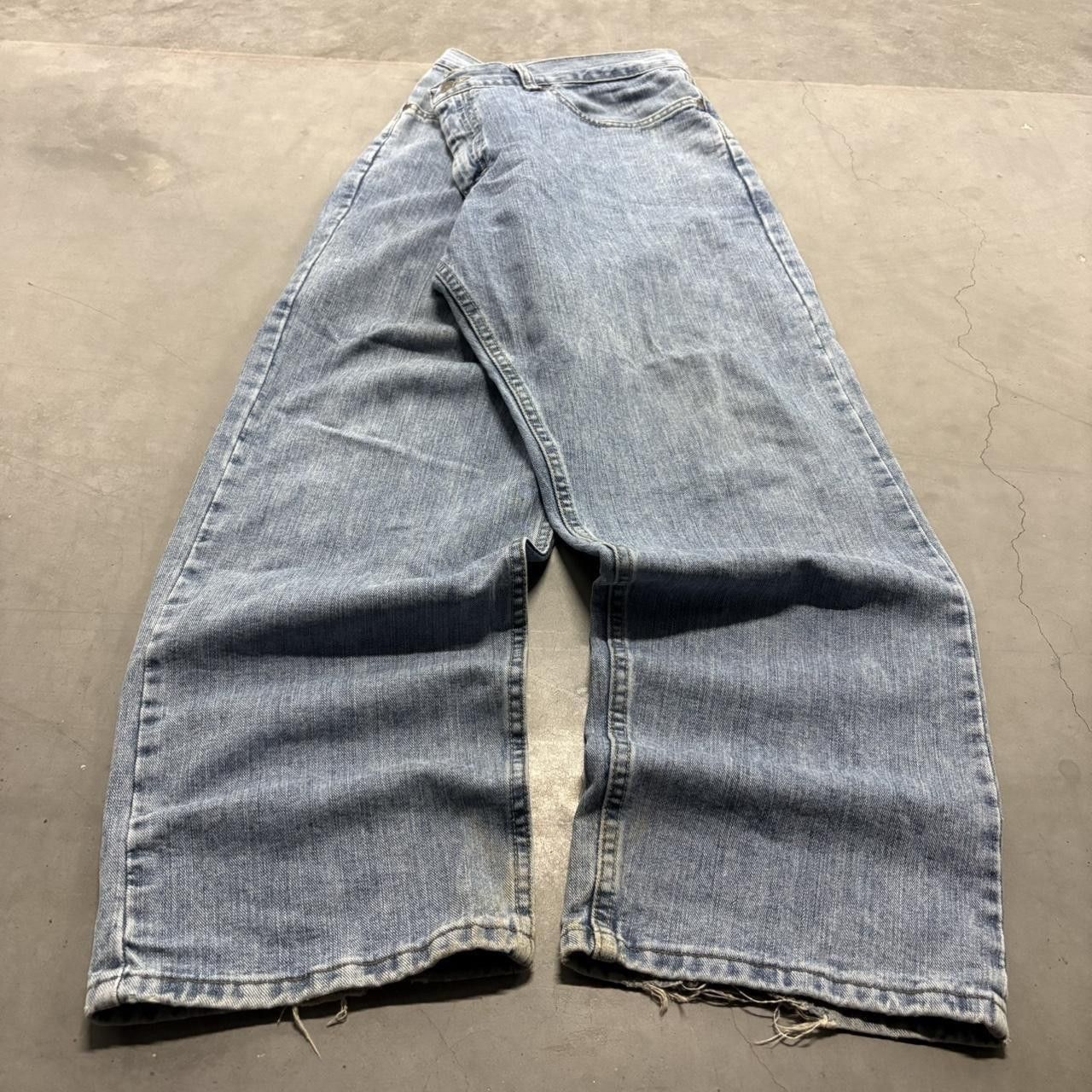 Vintage Crazy Vintage Y2K/2000s Baggy Grunge Medium Blue Wash Denim Jeans! Size US 40 / EU 56 - 3 Thumbnail