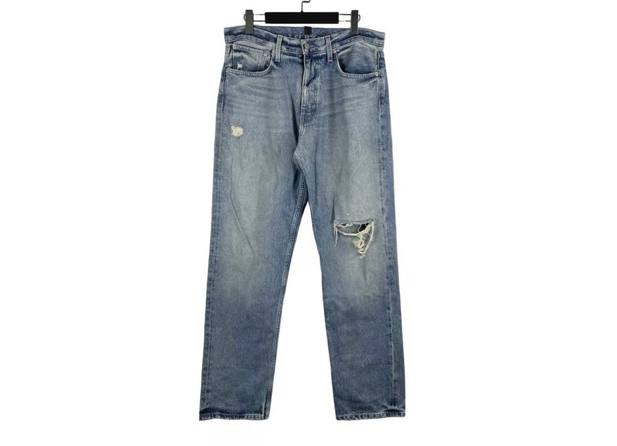 Yeezy Yeezy × Gap × Balenciaga Washed Distressed Jeans J31 Size US 32 / EU 48 - 1 Thumbnail