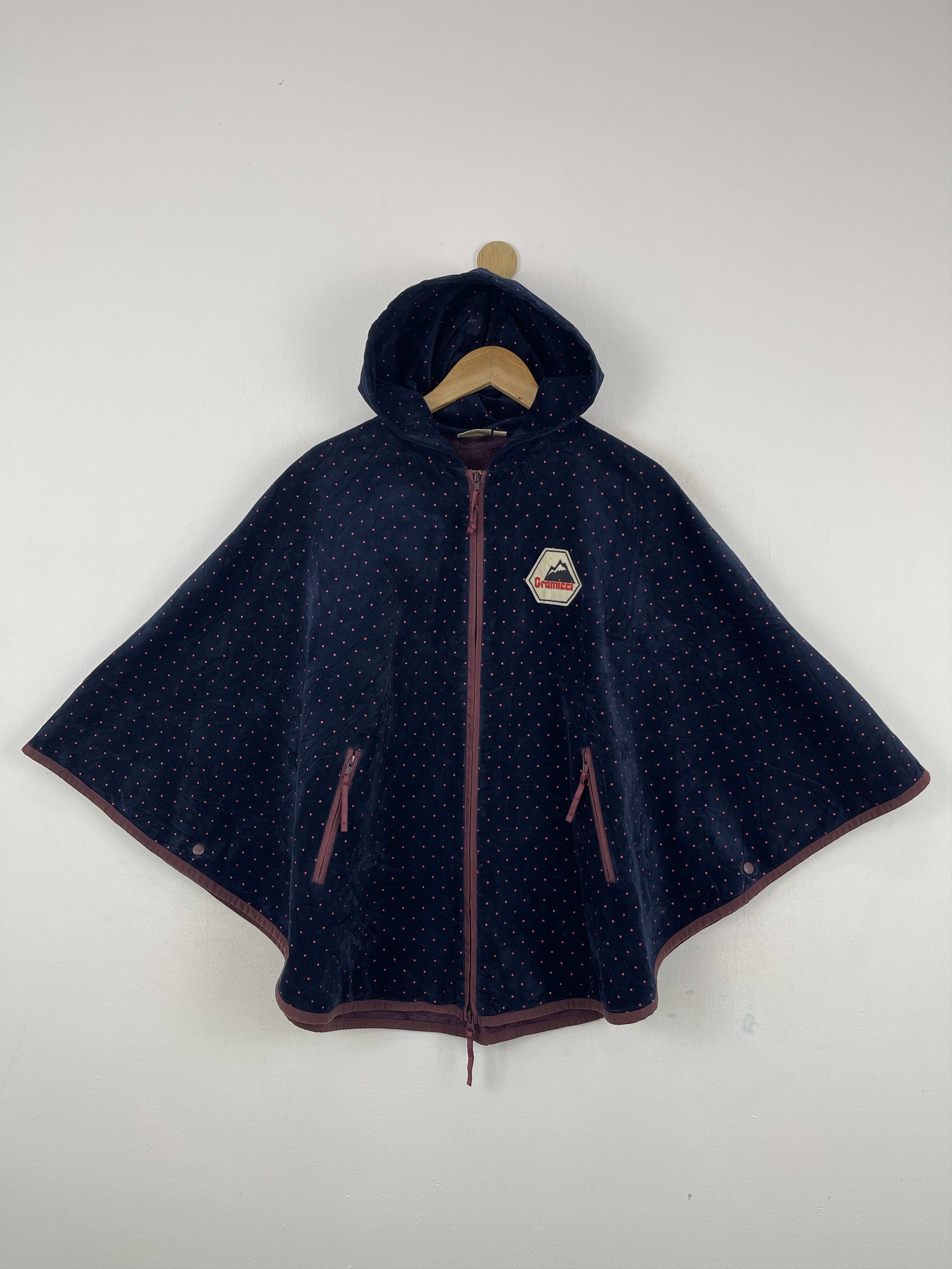 Japanese Brand Vintage Gramicci poncho Full Zipper Hooded JA0101 Size US XL / EU 56 / 4 - 1 Thumbnail