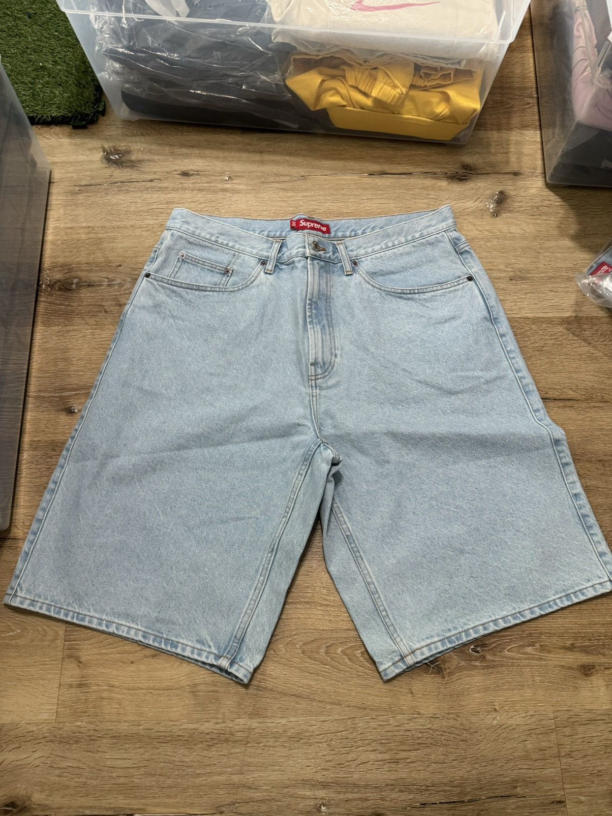 Supreme Supreme Baggy Denim Shorts Size US 36 / EU 52 - 2 Thumbnail
