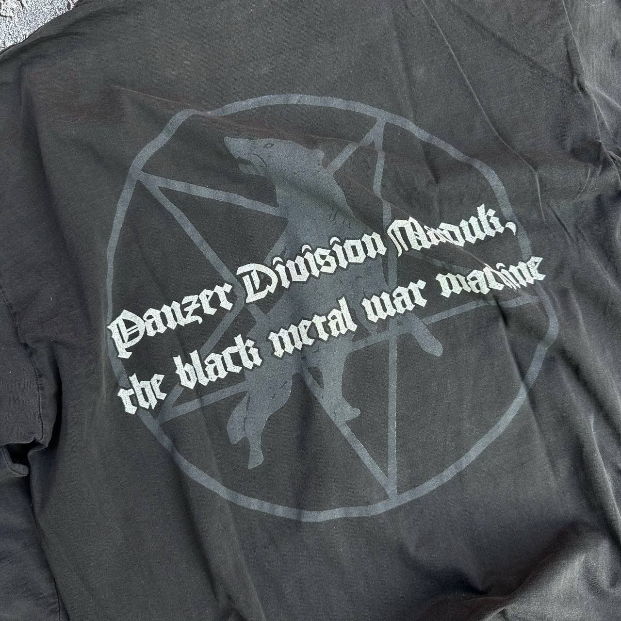 Band Tees × Vintage Vintage 90s Marduk Panzer Division Tank Longsleeve Size US XL / EU 56 / 4 - 6 Thumbnail