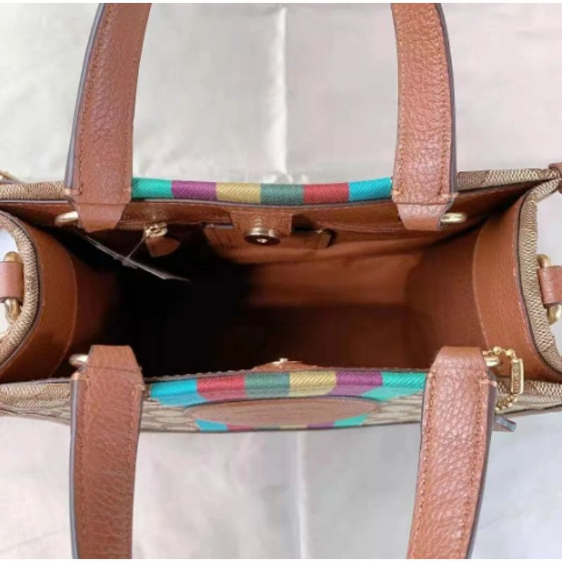 Coach Coach C5637 Dempsey Tote 22 Signature Jacquard With Stripe Size ONE SIZE - 3 Thumbnail