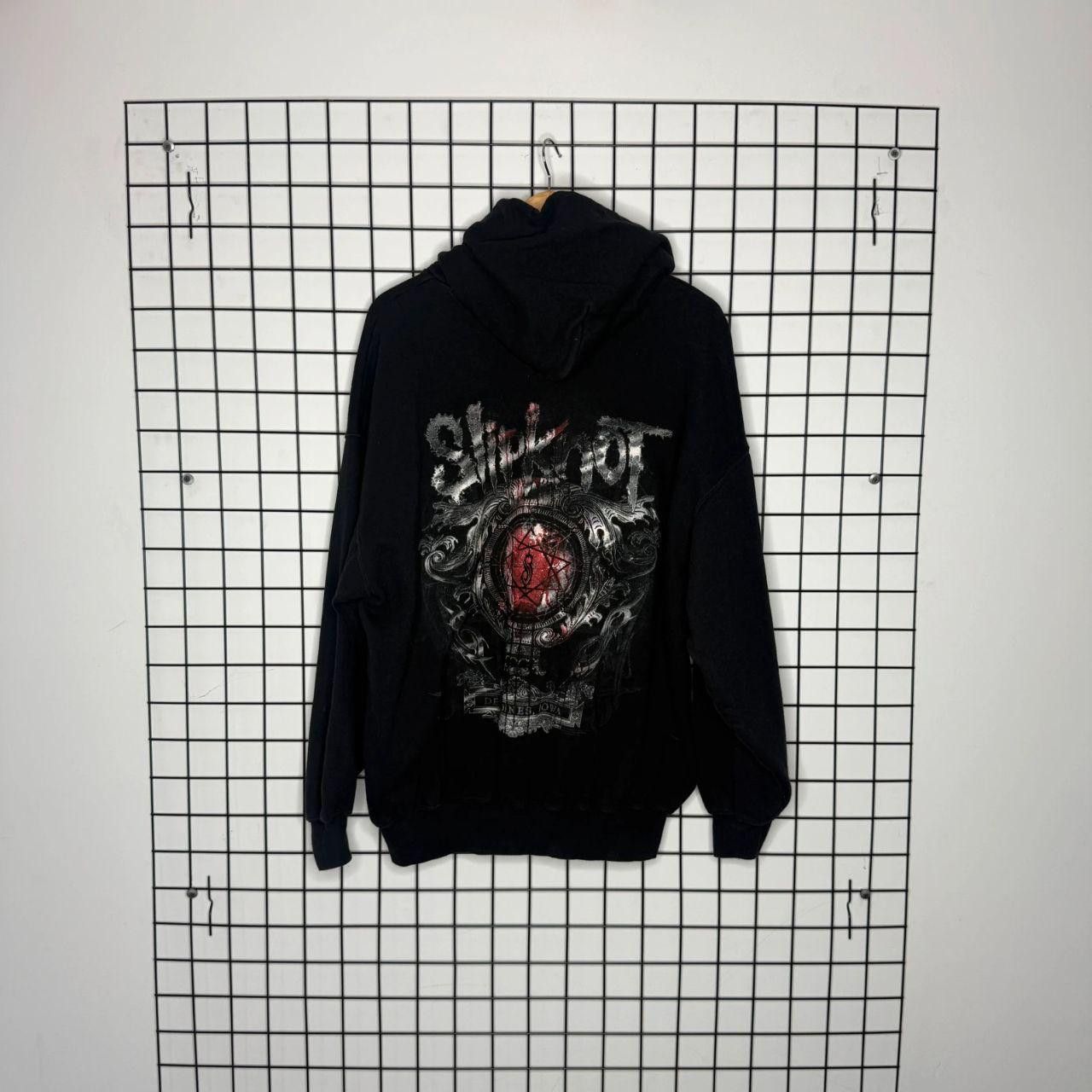 Band Tees Slipknot Hoodie Vintage Band y2k 2000s Double Side Print Size US XL / EU 56 / 4 - 2 Thumbnail