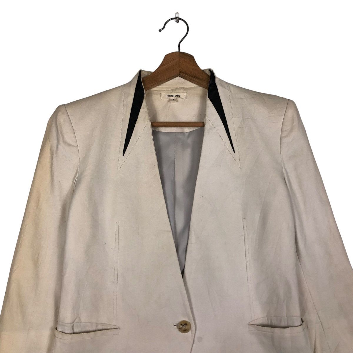 Helmut Lang 🔥VINTAGE CROPPED BIKER JACKET HELMUT LANG BONDAGE PARACHUTE Size US M / EU 48-50 / 2 - 5 Thumbnail
