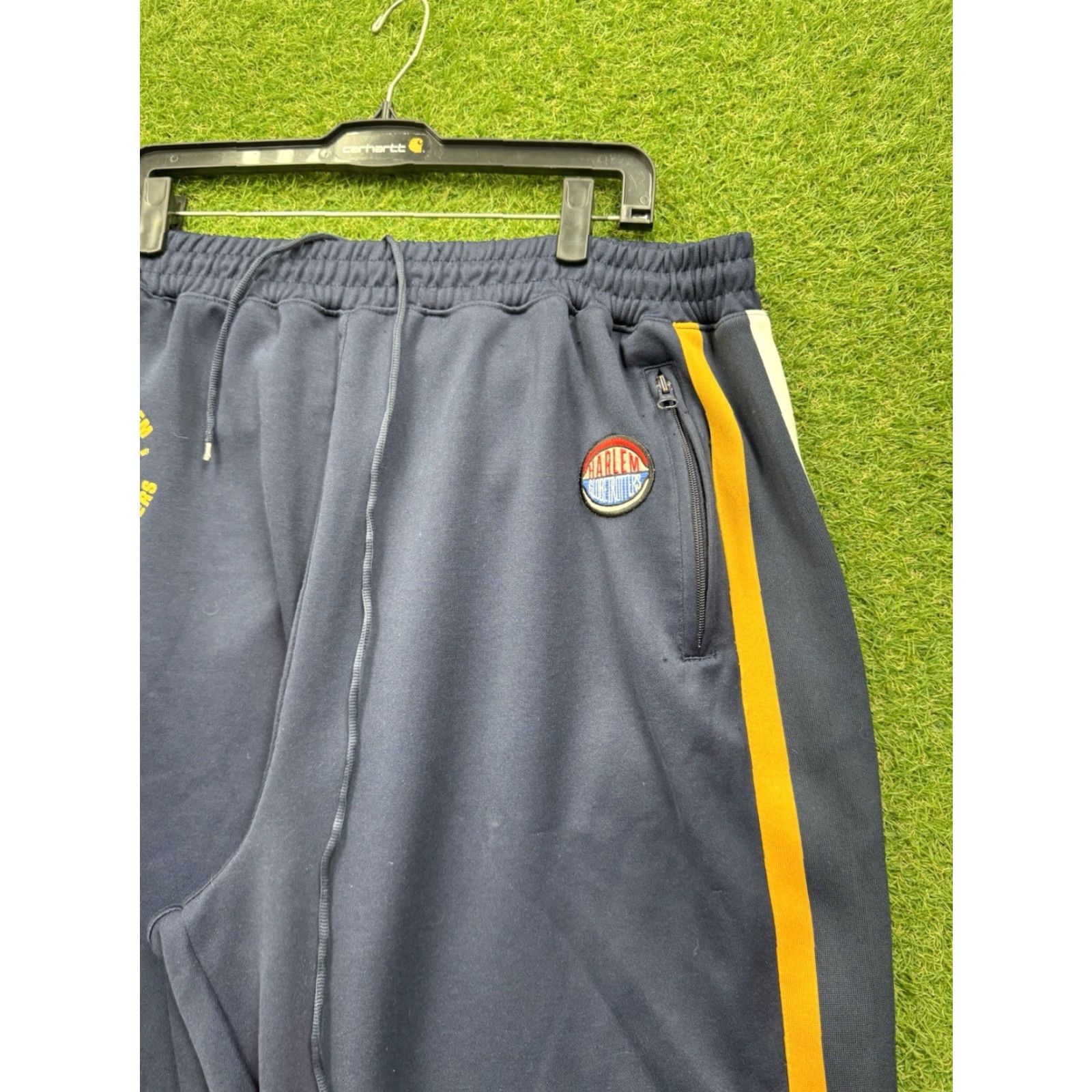 Vintage Vintage Harlem Globetrotters Sweatpants Men XL Blue Heavyweight Jogging Activewear 90s Sports Size US 36 / EU 52 - 4 Thumbnail