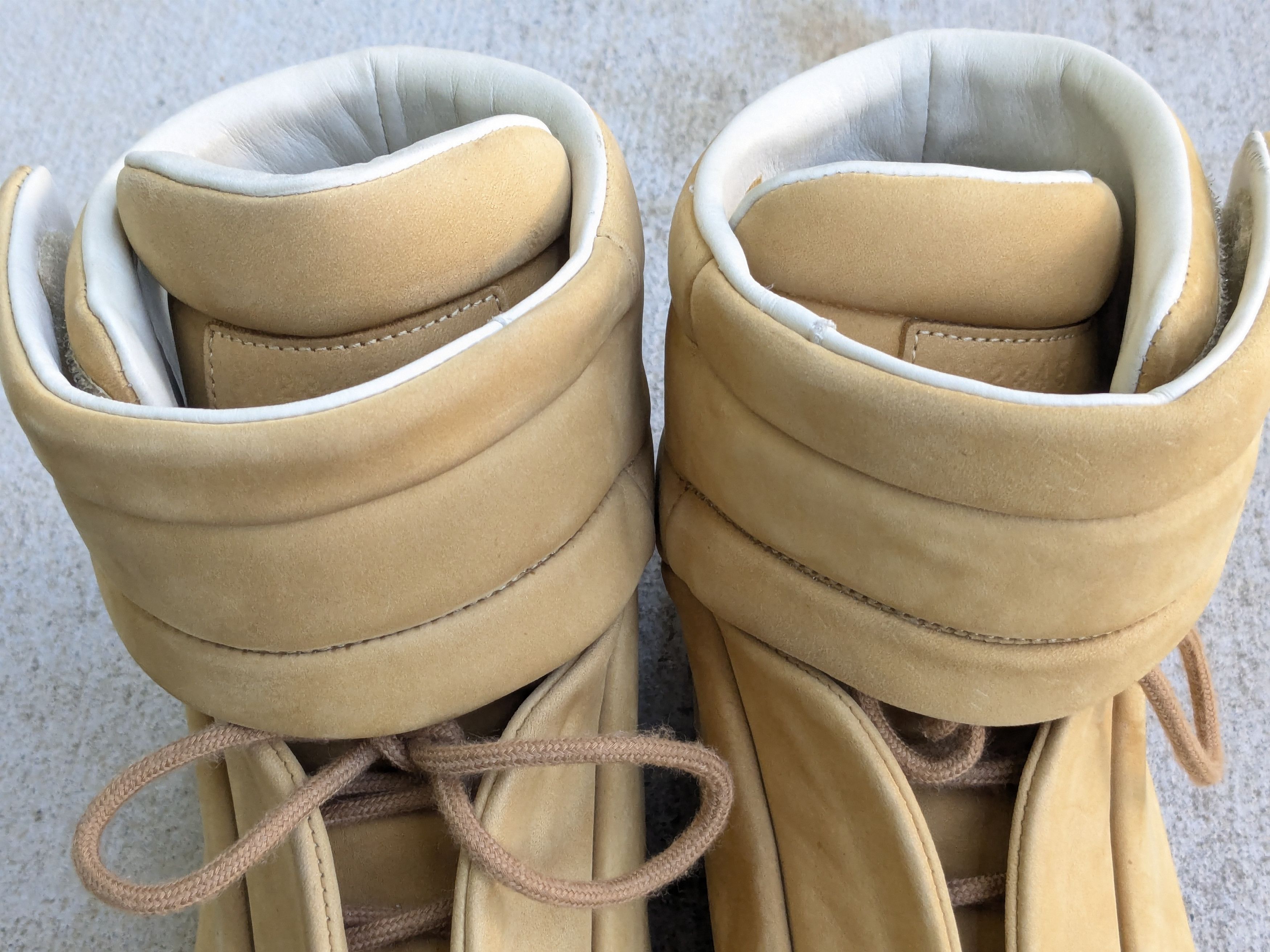 Maison Margiela Maison Margiela Future Wheat Tan 8 41 High Tops Suede Size US 8 / EU 41 - 6 Thumbnail