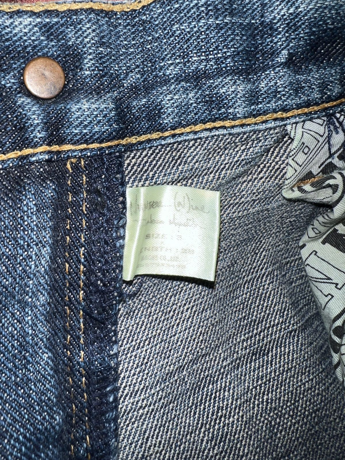 Number (N)ine aw03 kurt cobain patch jeans Size US 30 / EU 46 - 6 Thumbnail