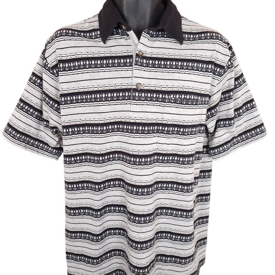 Vintage Vintage Classics Palmland Polo Shirt Mens Size Large Gray Size US L / EU 52-54 / 3 - 1 Thumbnail