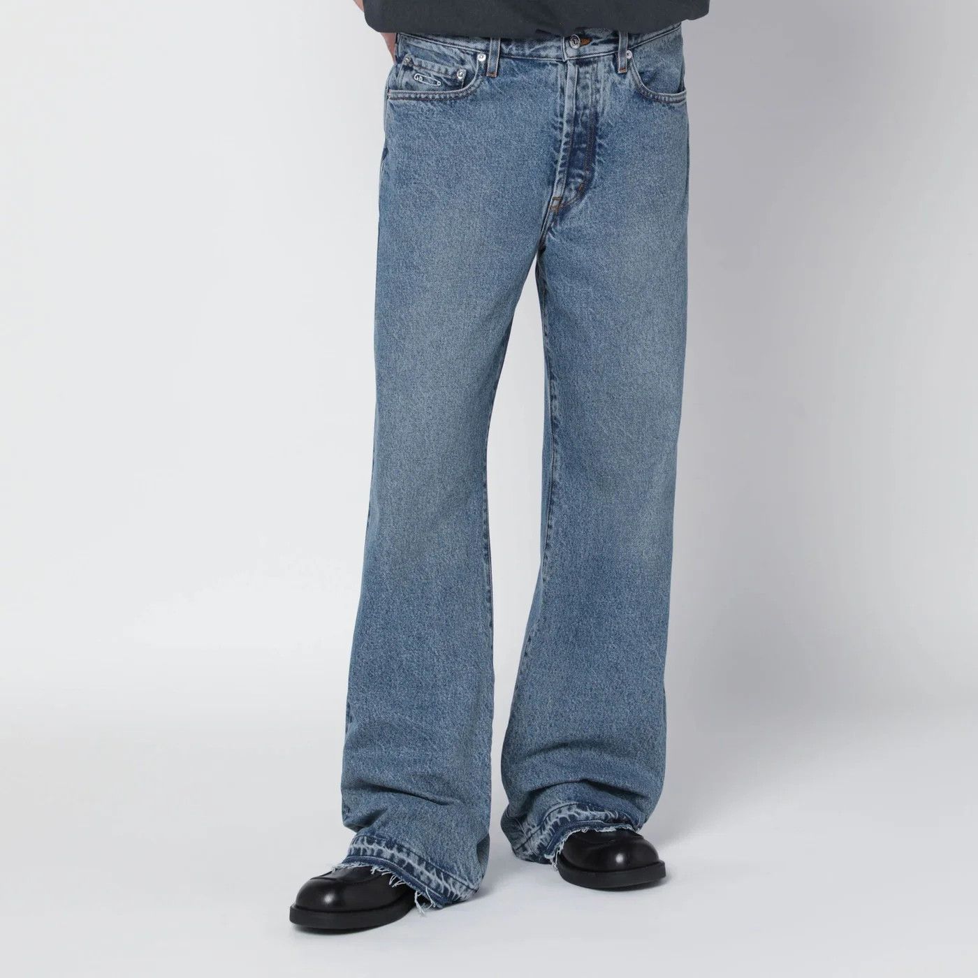 Gallery Dept. o1d2blof0426 Denim Jeans in Blue Size US 32 / EU 48 - 1 Thumbnail
