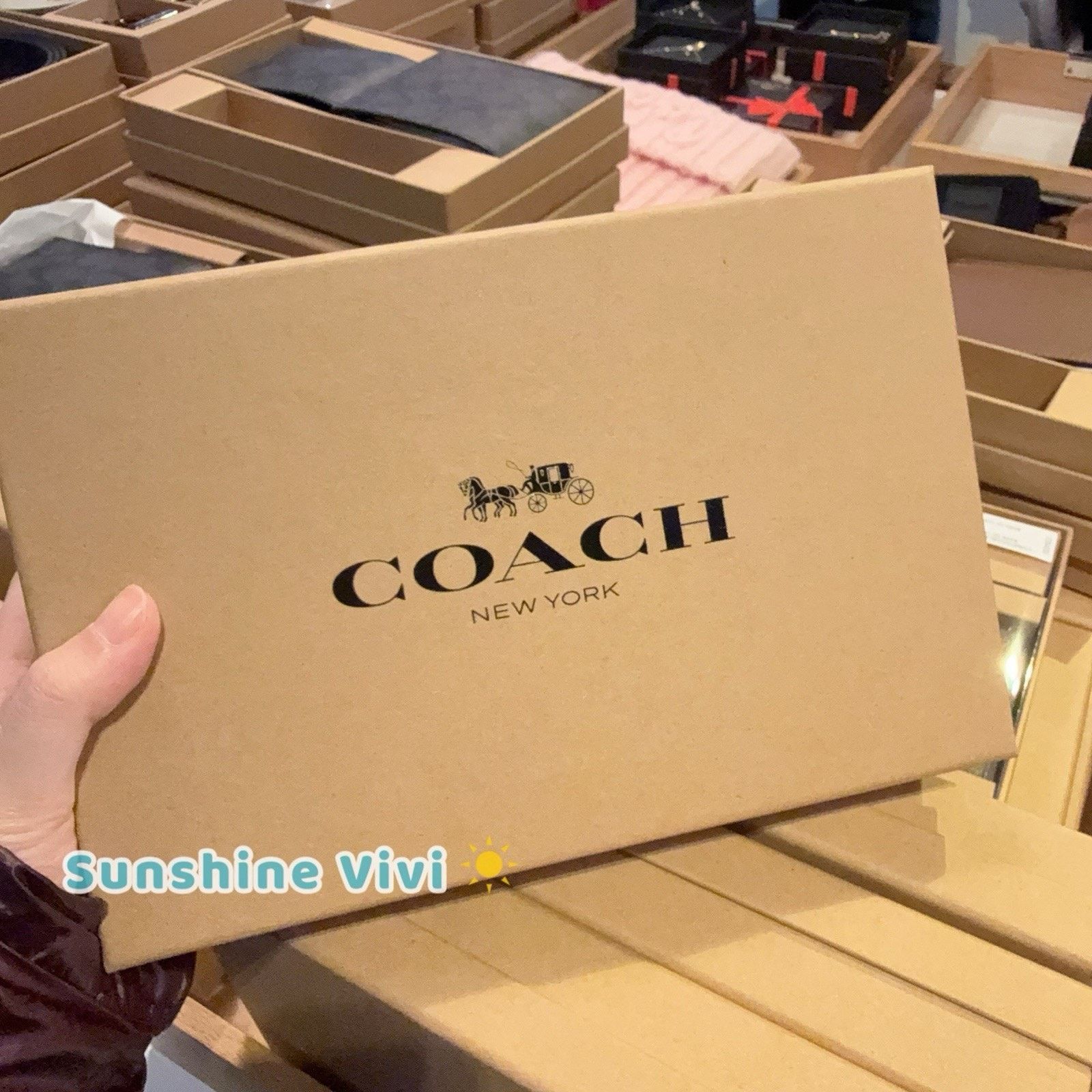 Coach NWT COACH Black 3 Piece Wallet Set Gift Box CW344 Walnut Size ONE SIZE - 4 Thumbnail