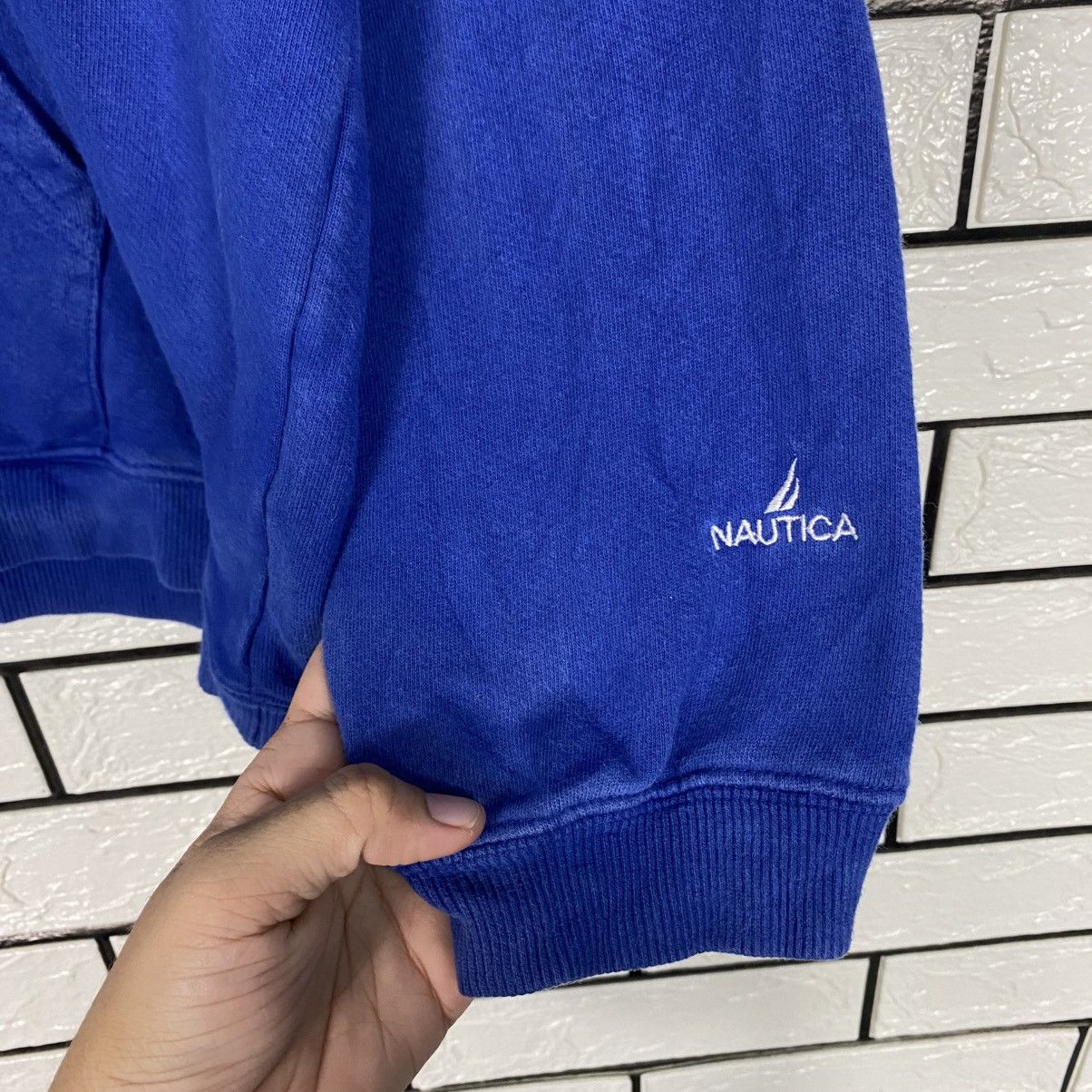 Japanese Brand 📌Vintage Hoodie Nautica Pull Over Embroidery Big Logo Size US XL / EU 56 / 4 - 15 Thumbnail