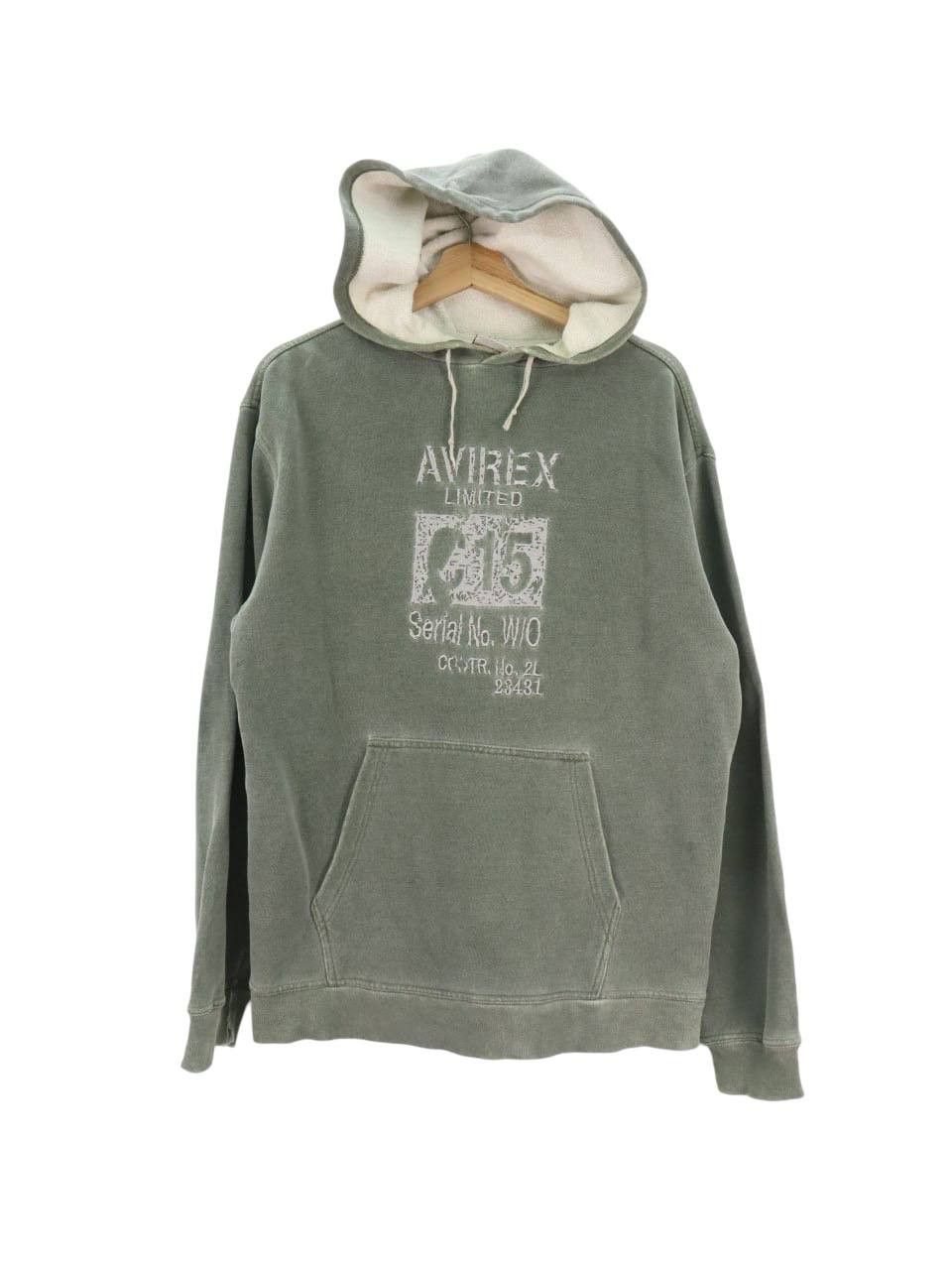 Avirex Avirex Limited USA Embroidery Faded Style Hoodie Sweatshirt Size US M / EU 48-50 / 2 - 1 Thumbnail
