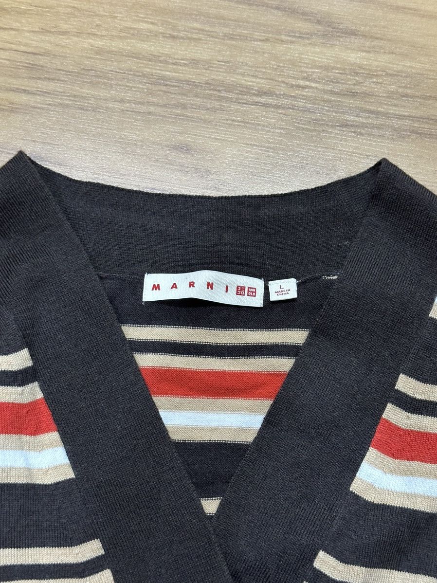 Marni Marni Knitted Stripes Cardigan Size US L / EU 52-54 / 3 - 14 Thumbnail
