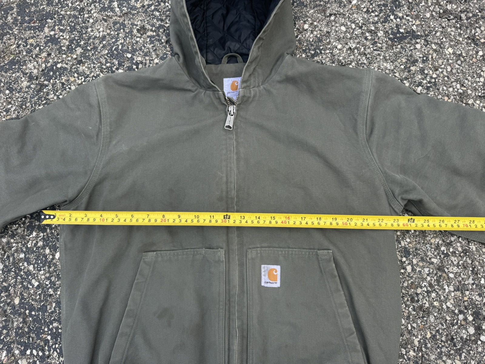 Carhartt Carhartt Moss Green Hooded Jacket Detroit Active 104050 MOS Size US M / EU 48-50 / 2 - 14 Thumbnail