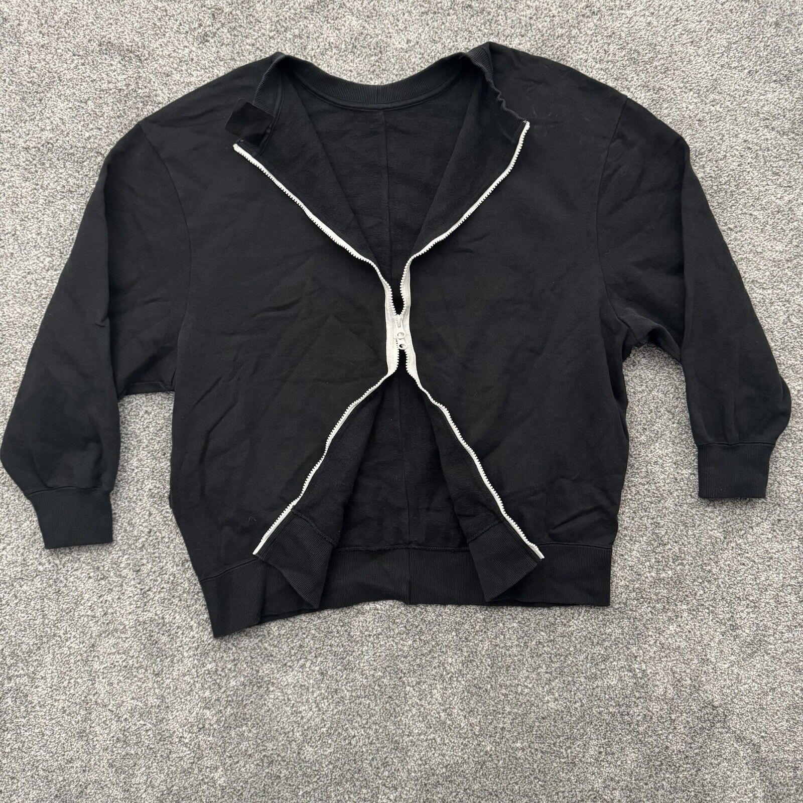 Nike Nike Y2K Sweatshirt Womens Small Back Zipper Deconstructed Size S / US 4 / IT 40 - 11 Thumbnail