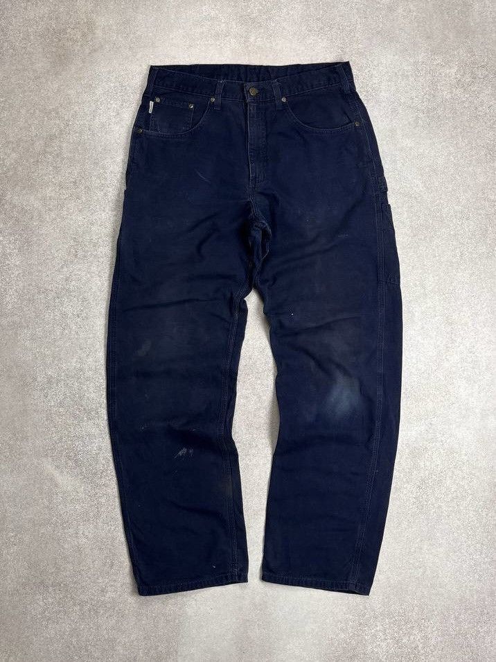 Carhartt × Vintage VINTAGE CARHARTT BAGGY WORKWEAR CARGO PANTS Y2K 34 Size US 34 / EU 50 - 2 Thumbnail