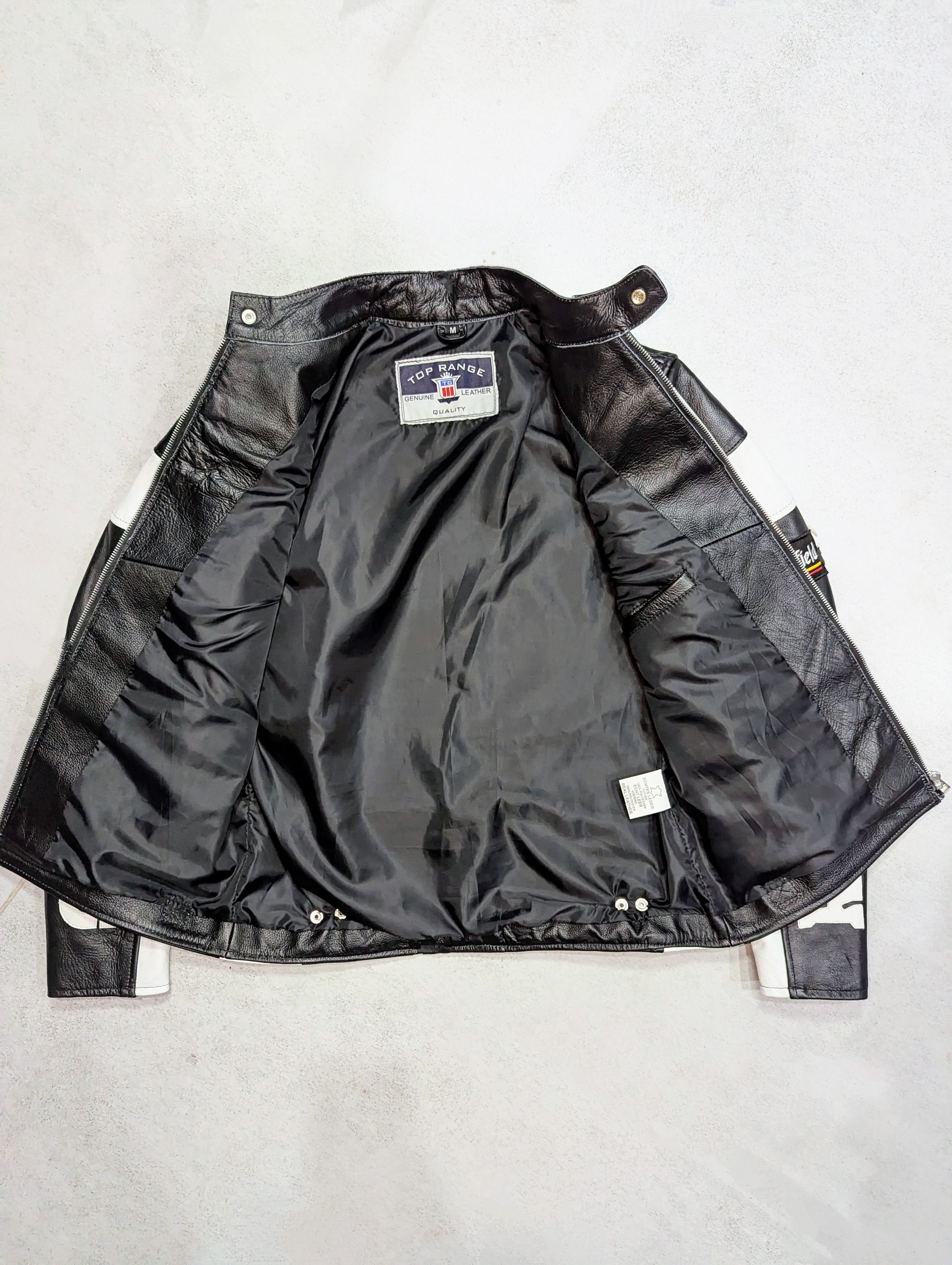 Honda HONDA CBR LEATHER Moto RACING JACKET VINTAGE Size US M / EU 48-50 / 2 - 7 Thumbnail