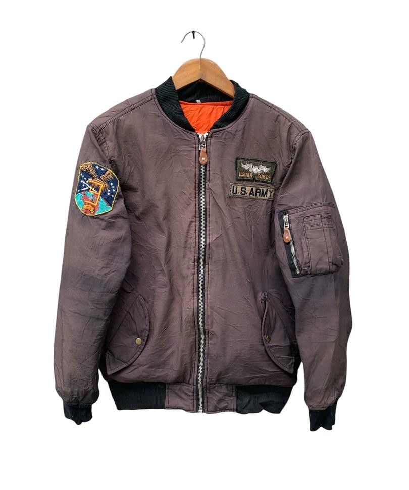 Vintage Vintage US AIR FORCE ARMY Bomber Jacket Size US M / EU 48-50 / 2 - 1 Thumbnail