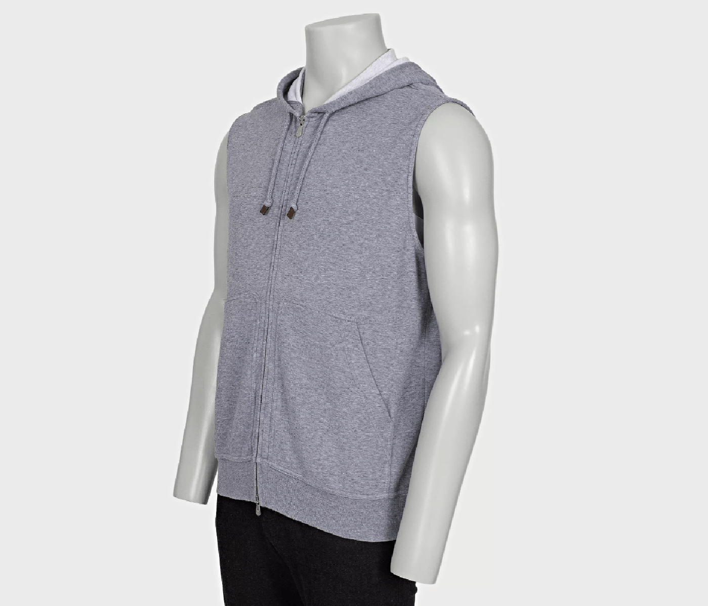 Brunello Cucinelli Brunello Cucinelli men’s gray cotton hoodie Size US L / EU 52-54 / 3 - 2 Thumbnail