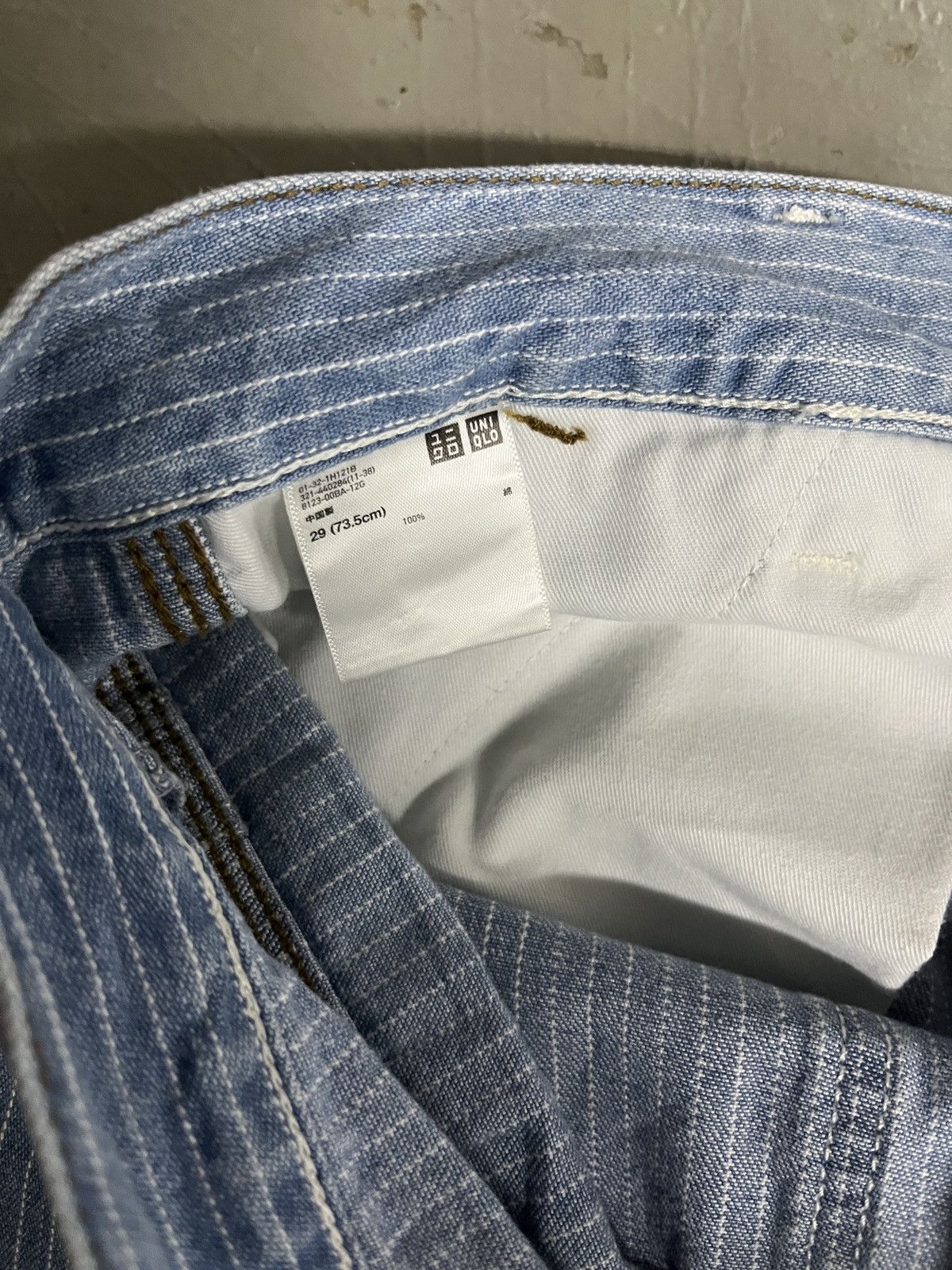 JW Anderson Pinstripe J.W. Anderson Uniqlo Hickory Carpenter Style Pant Size US 30 / EU 46 - 11 Thumbnail