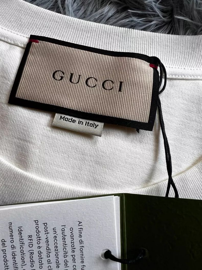 Gucci Gucci Lightning logo printed T-shirt 2504-Nextarrow Size US L / EU 52-54 / 3 - 3 Thumbnail