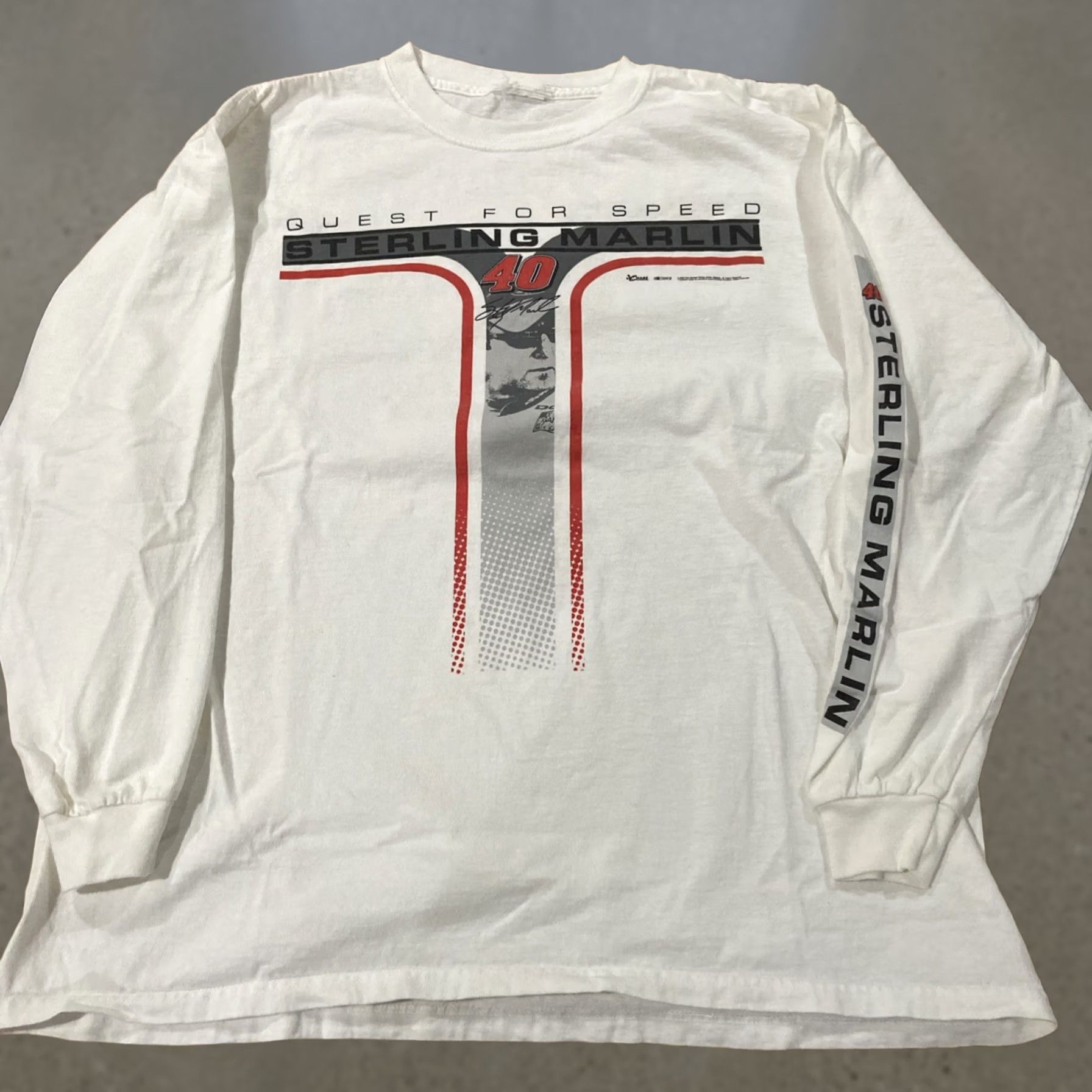 Chase Authentics VINTAGE Chase Authentics NASCAR Racing Shirt Long Sleeve Crew Neck XL White Mens Cars 2003 Y2K Size US XL / EU 56 / 4 - 1 Thumbnail