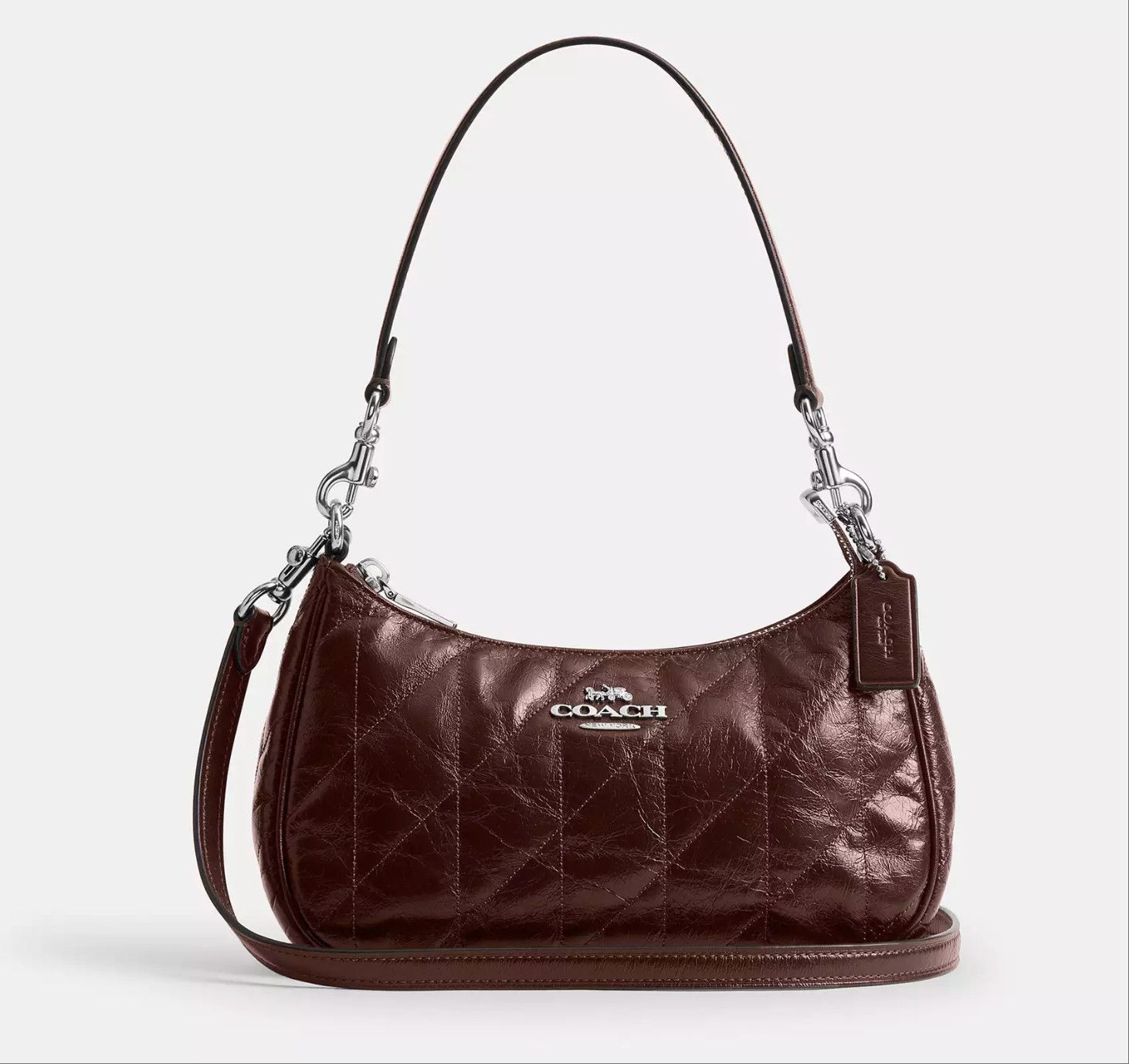 Coach NWT Coach Teri Shoulder Bag With Quilting CDY83 Size ONE SIZE - 11 Thumbnail